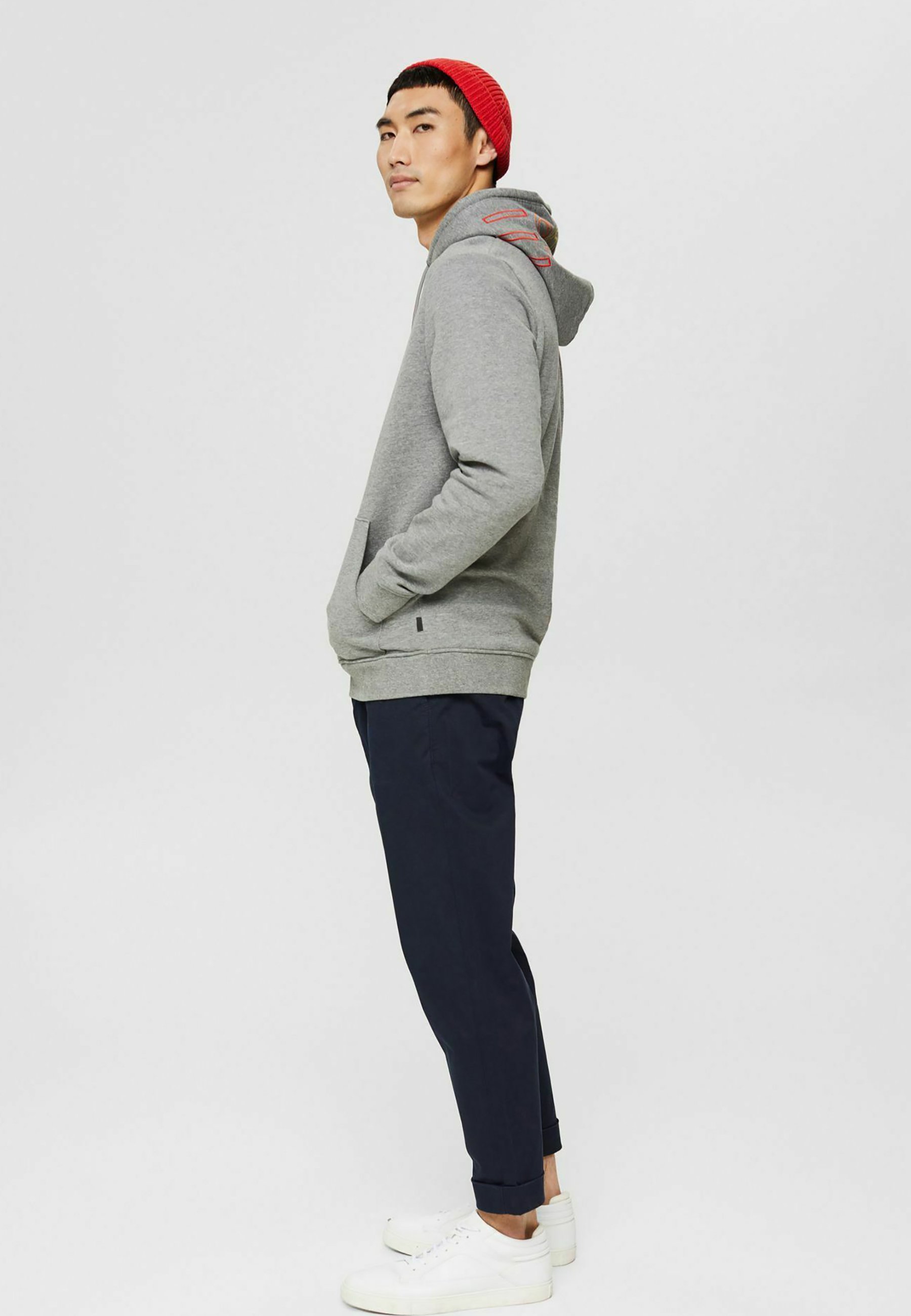 Esprit REGULAR FIT - Hoodie - medium grey/grey