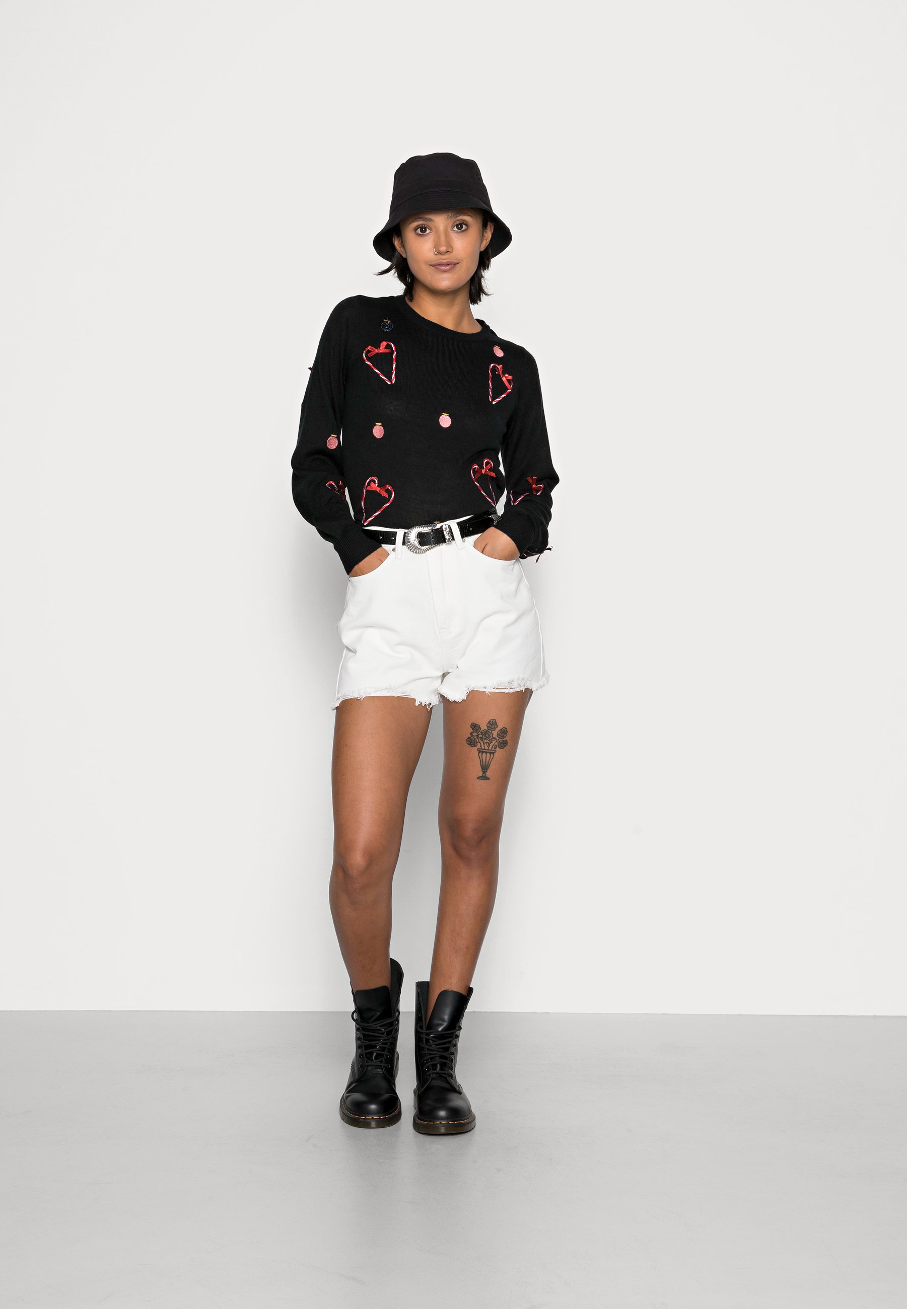 Vero Moda VMJOLLY BALLOON - Jumper - black