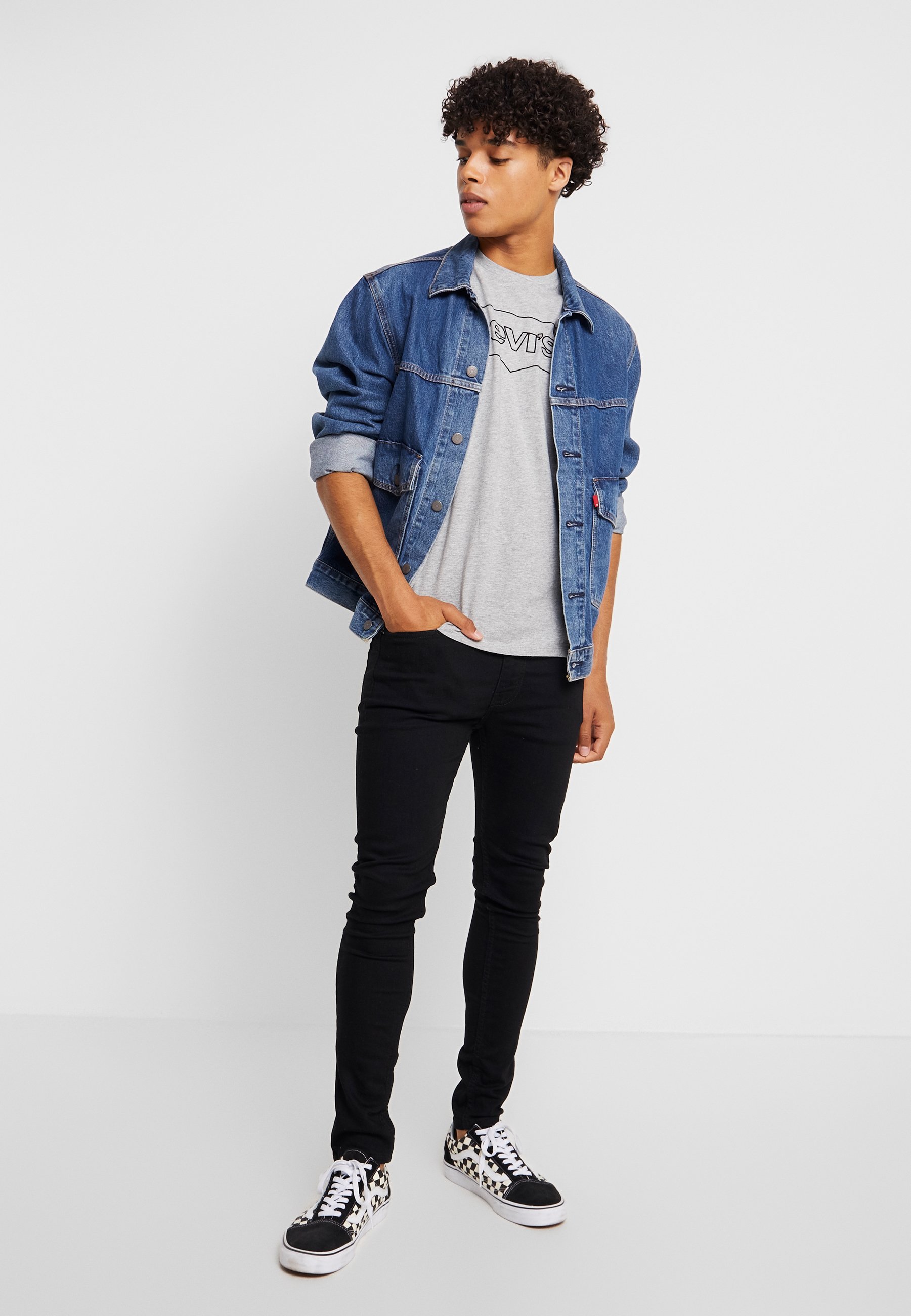 Levi's® 519™ EXT SKINNY HI BALL - Jeans Skinny Fit - stylo/black denim