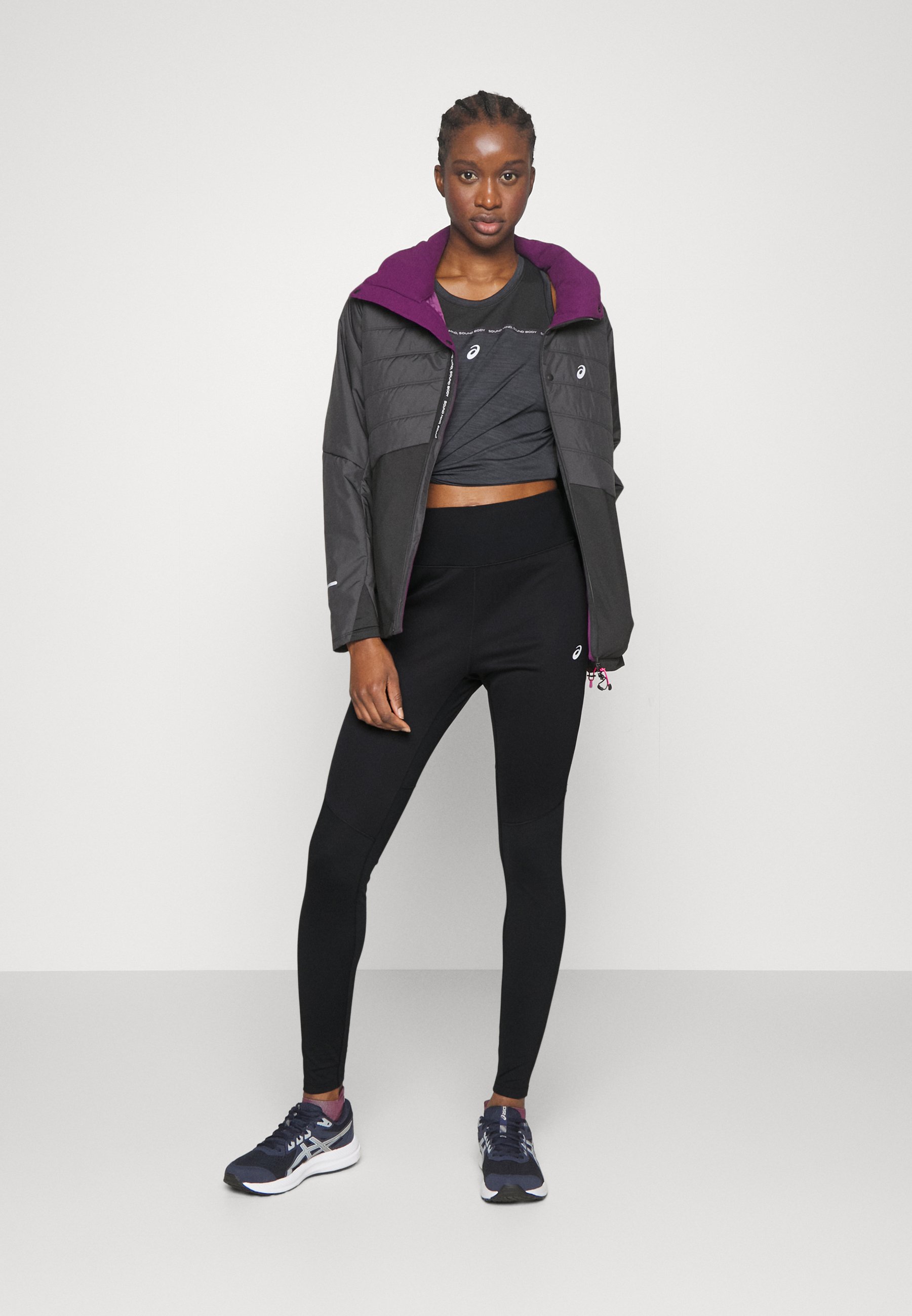 ASICS WINTER RUN - Leggings - performance black/black