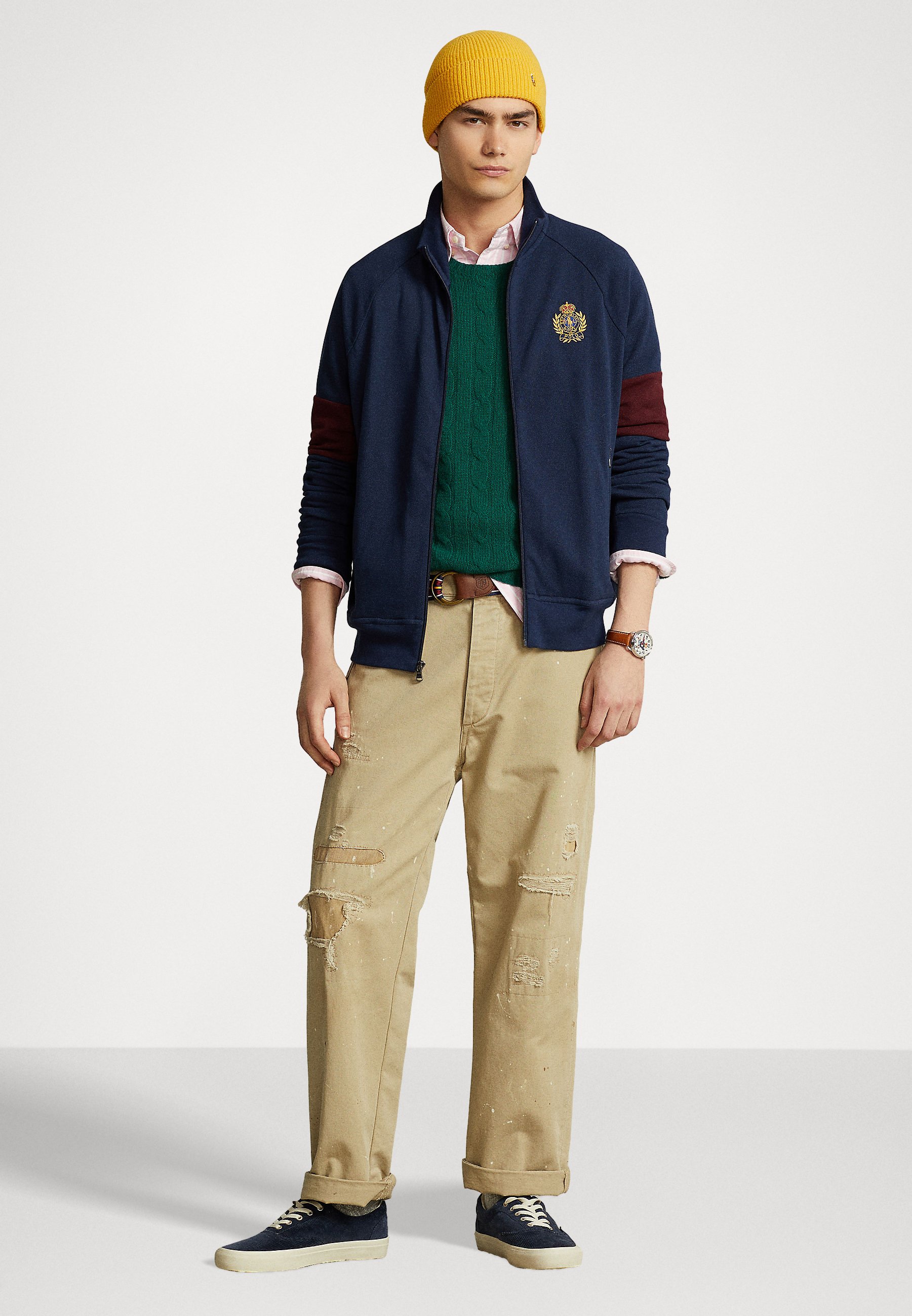 Polo Ralph Lauren LONG SLEEVE FULL ZIP - Training jacket - cruise navy/blue
