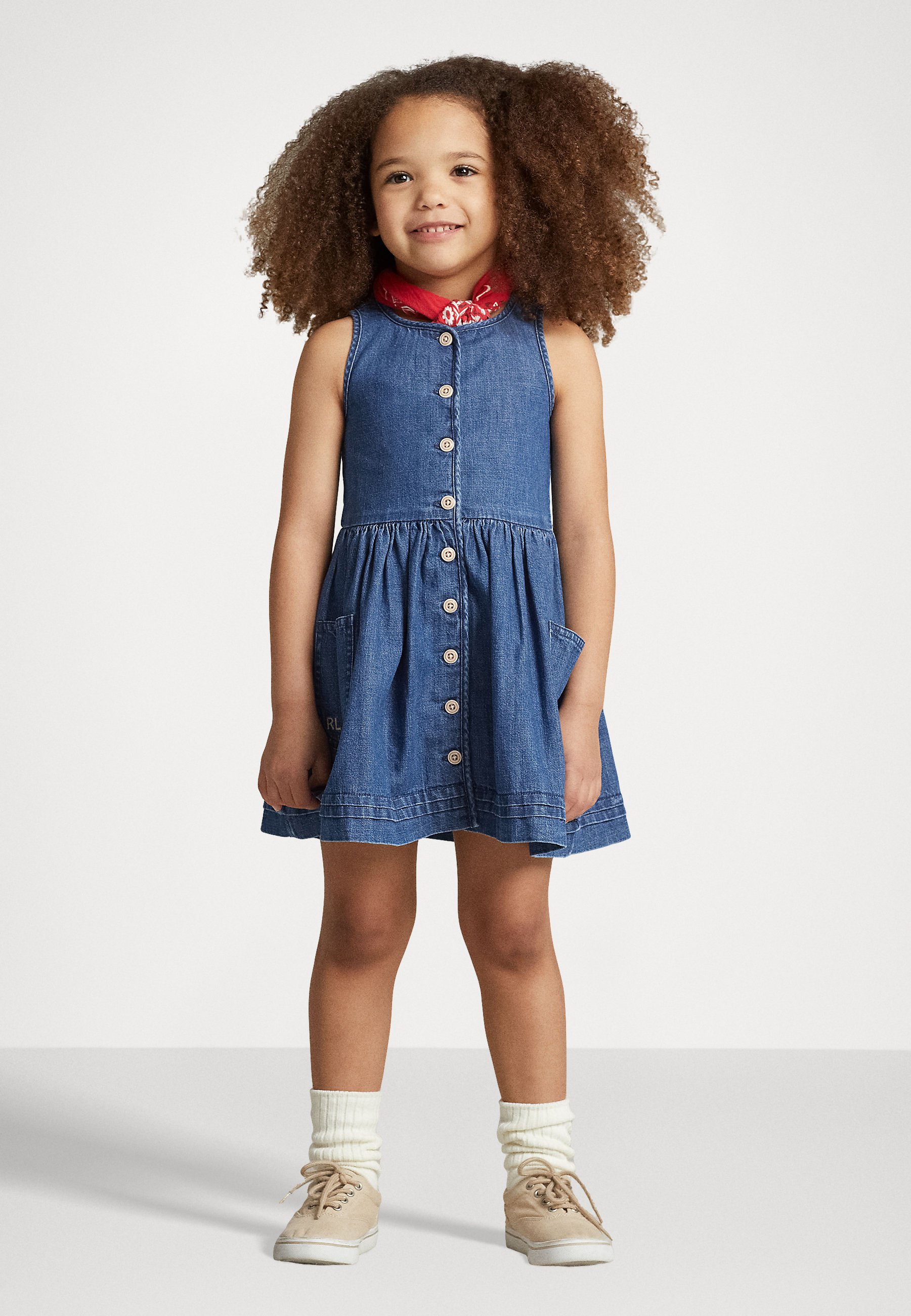 Polo Ralph Lauren DAY DRESS - Denim dress - yindi wash/blue