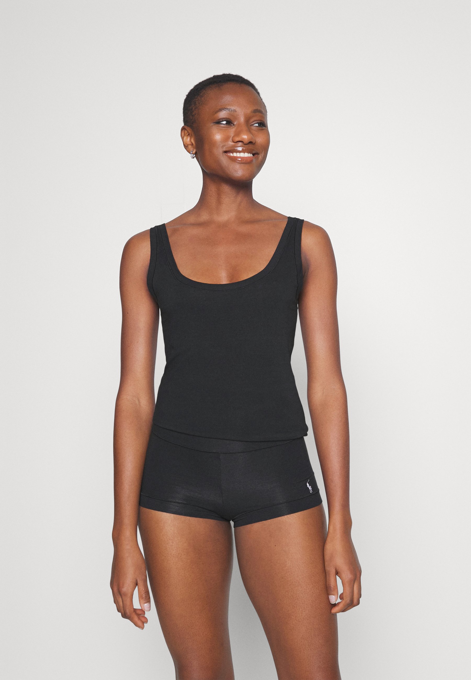 Polo Ralph Lauren GIRL SHORT - Pants - onyx/black