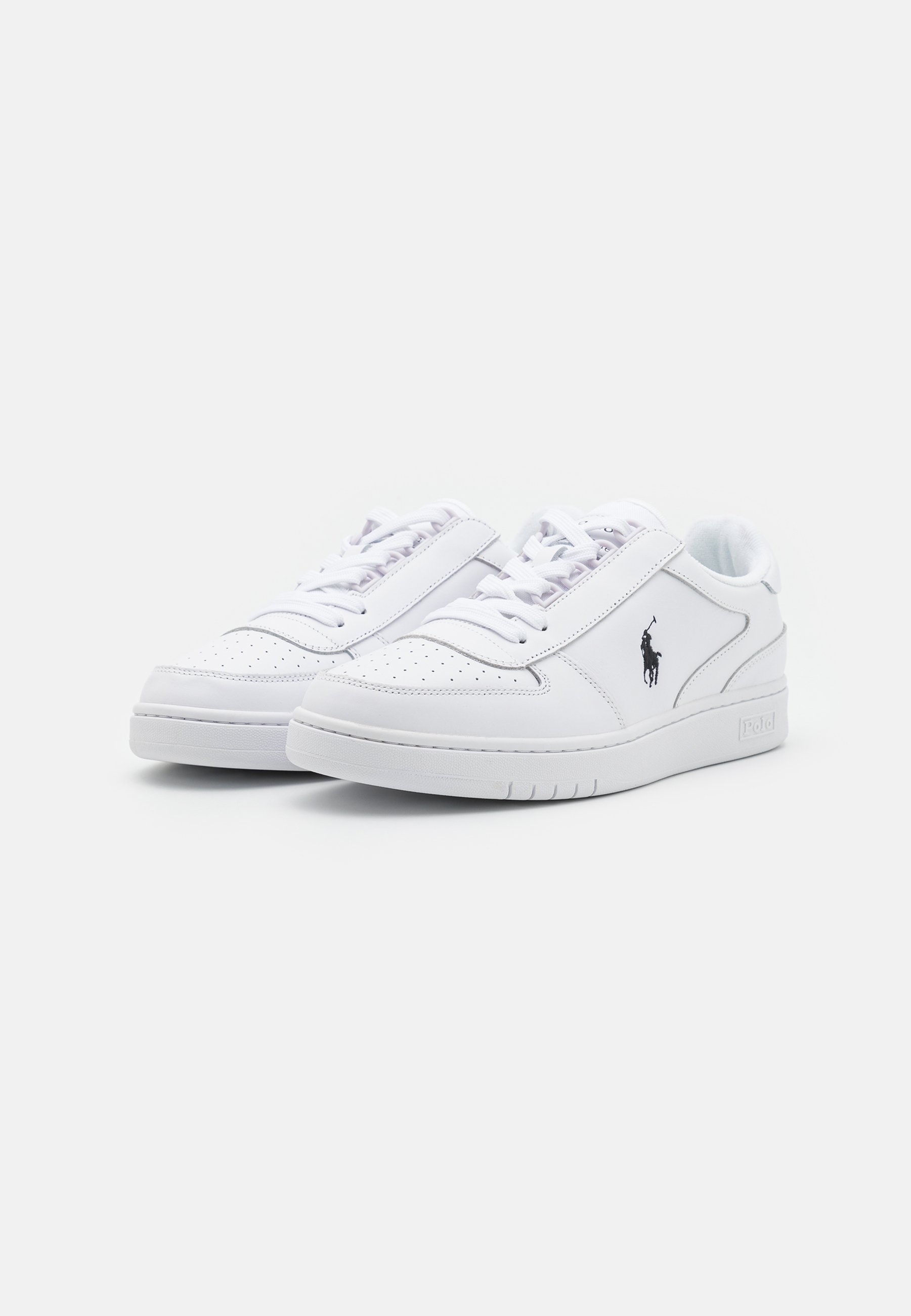 Polo Ralph Lauren TOP LACE UNISEX - Trainers - white/black/white