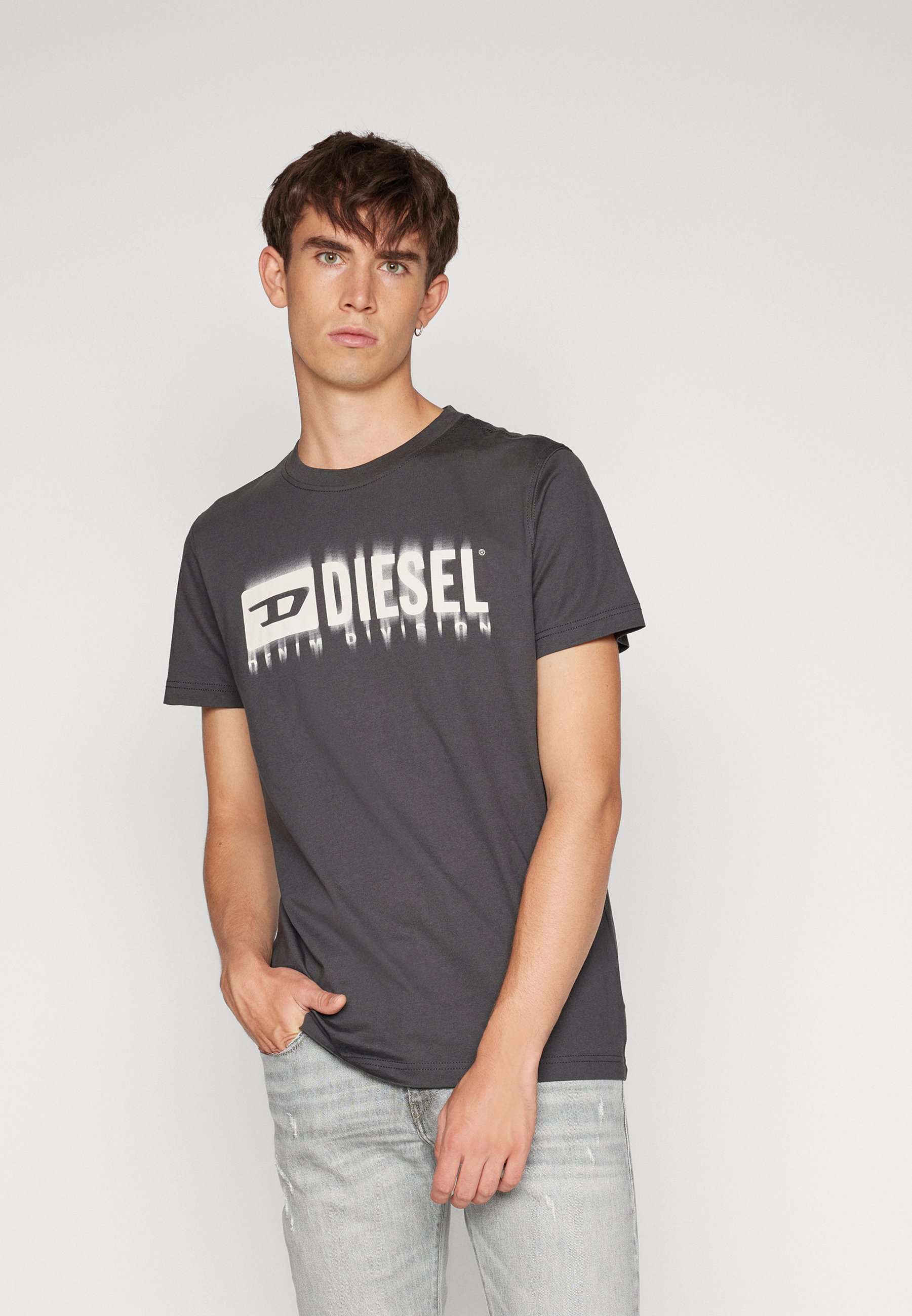 Diesel DIEGOR UNISEX - Print T-shirt - black