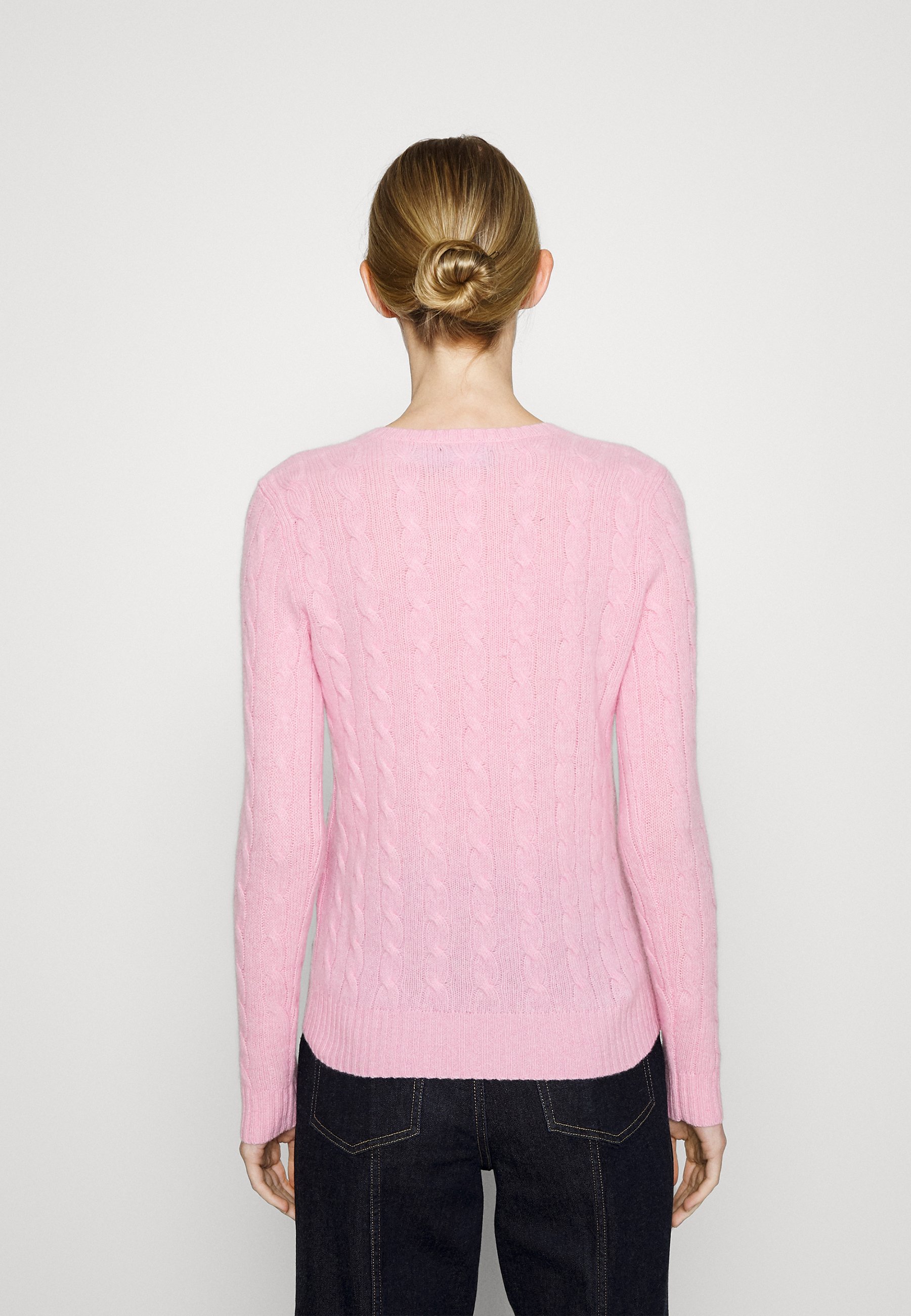 Polo Ralph Lauren KIMBERLY LONG SLEEVE - Jumper - carmel pink/pink