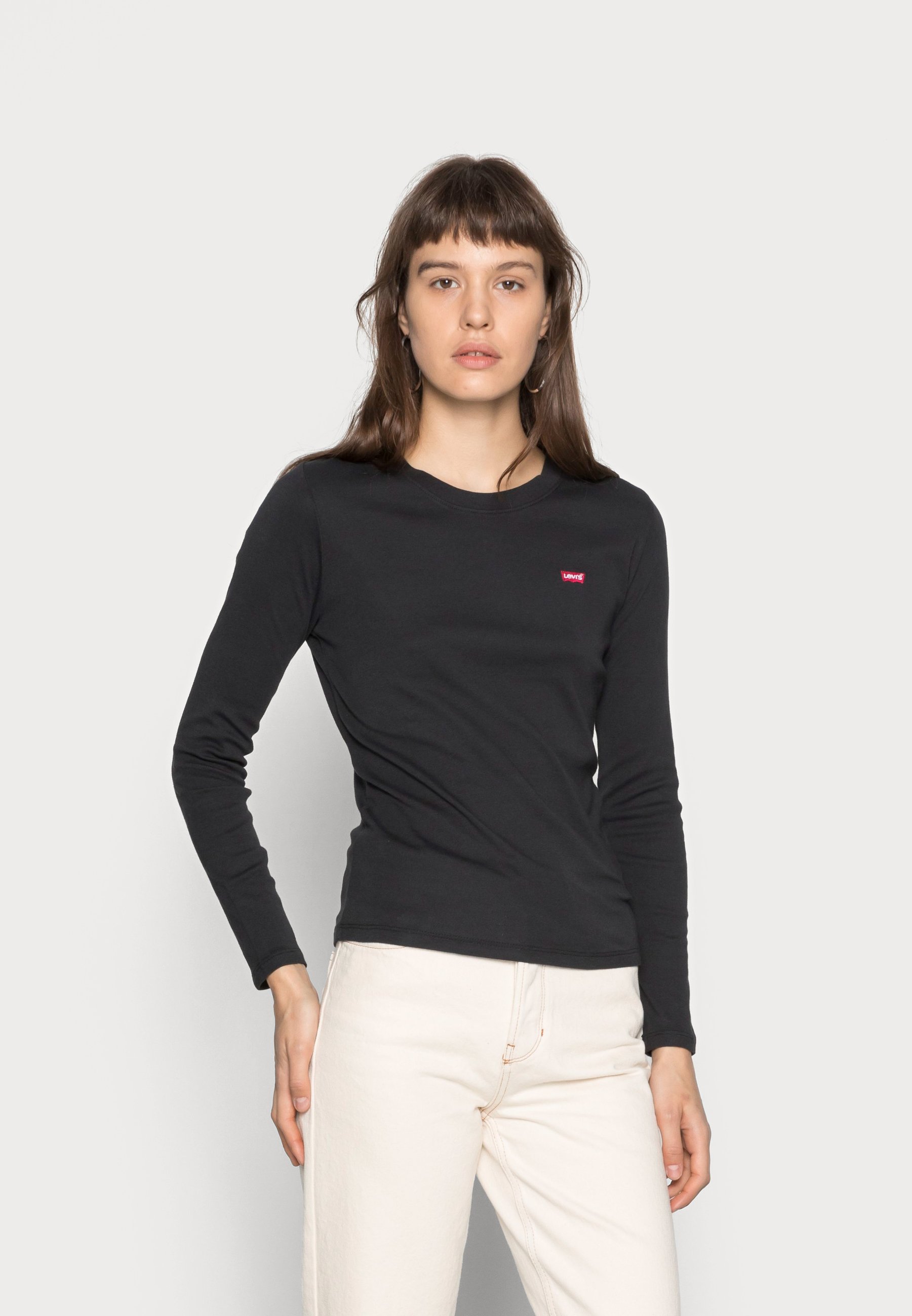 Levi's® BABY TEE - Long sleeved top - black