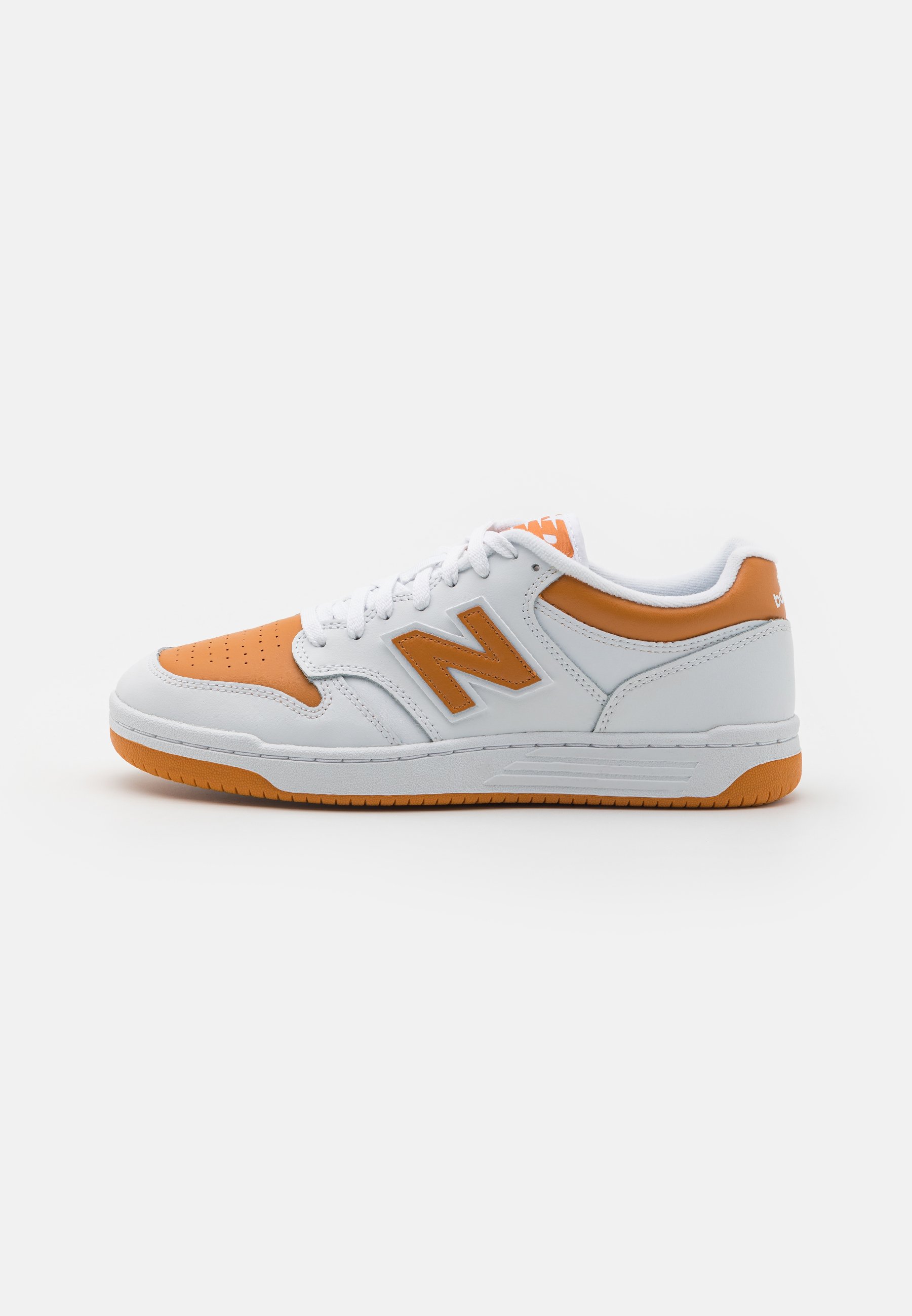 NB 480L UNISEX - Trainers - white/orange/white
