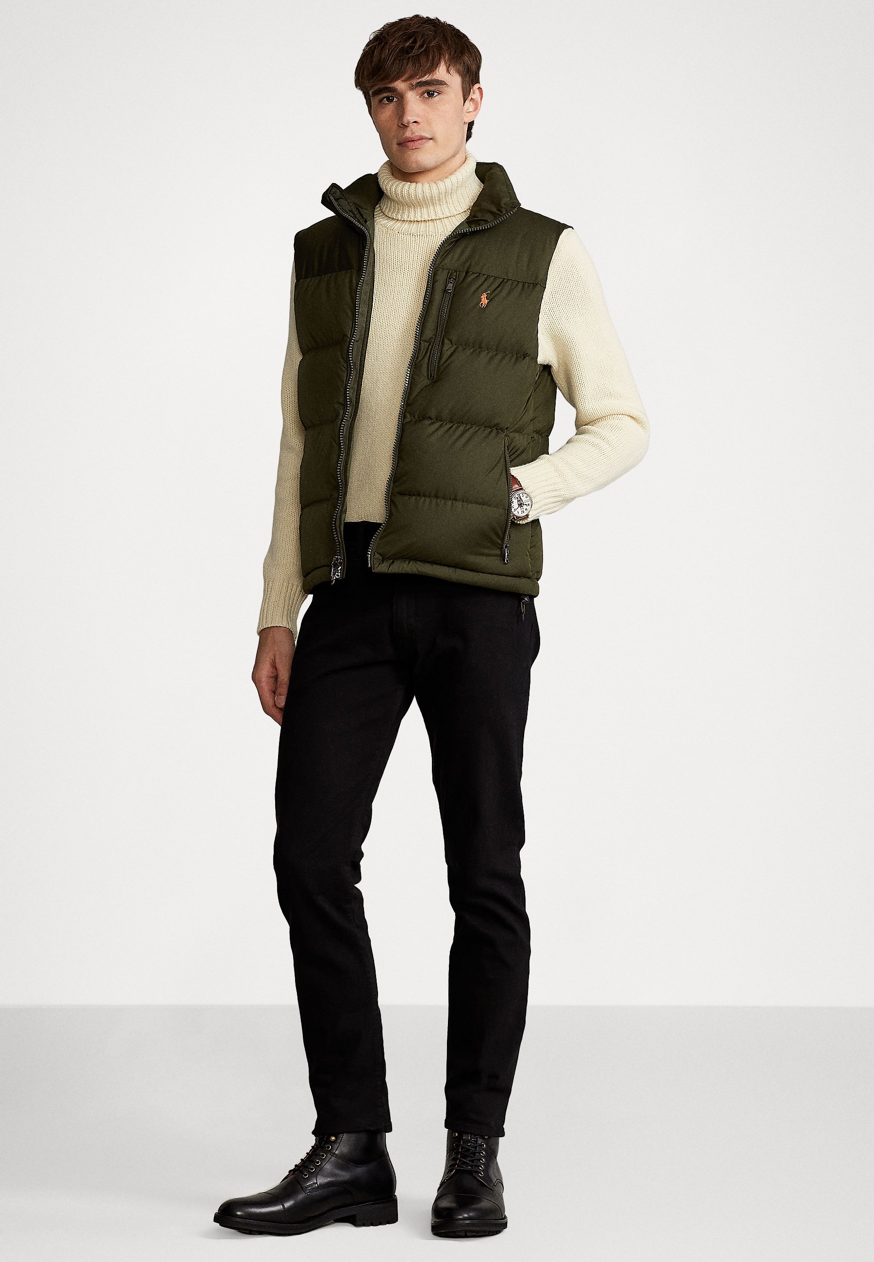 Polo Ralph Lauren EL CAP FILL VEST - Waistcoat - company olive/green