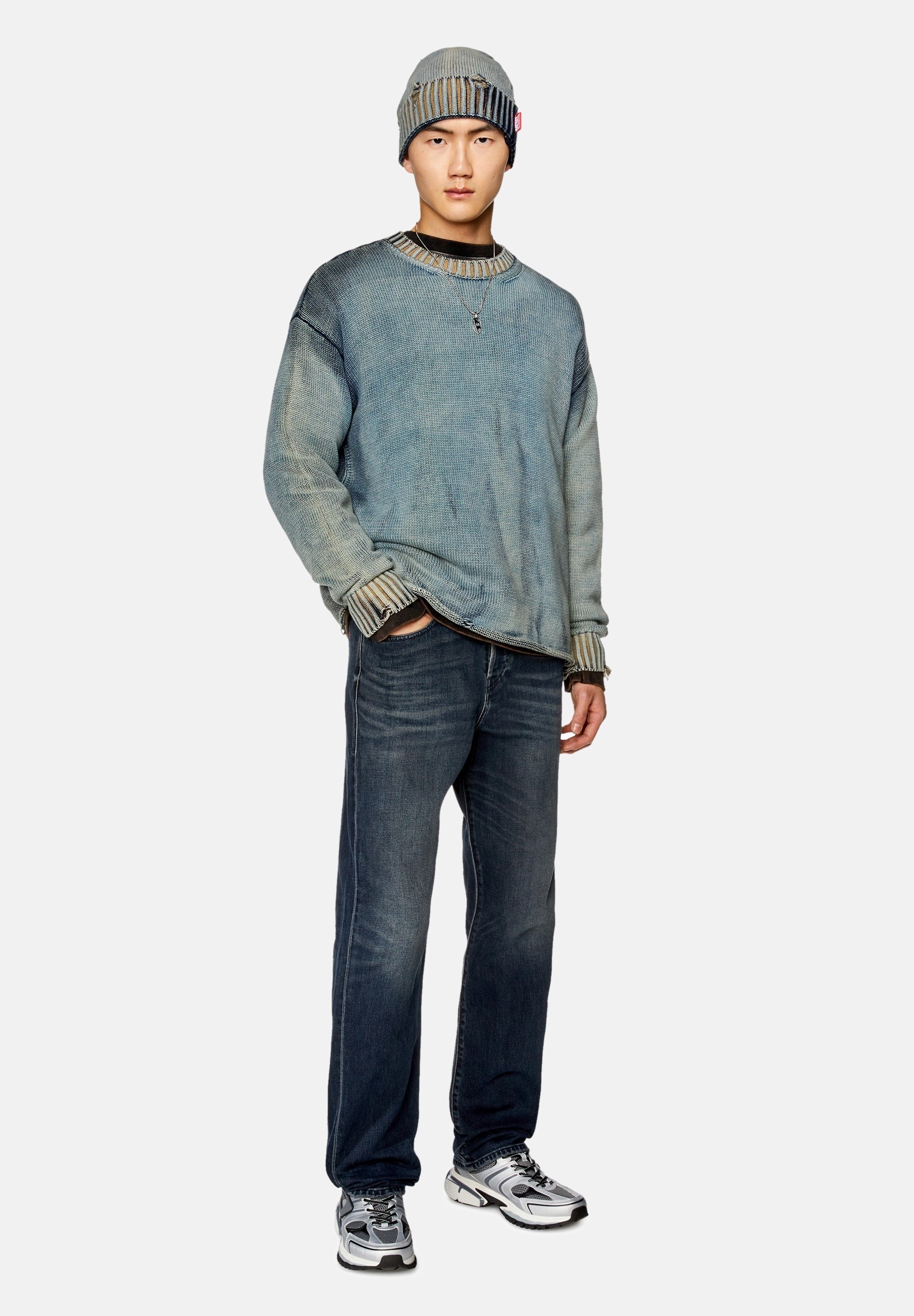 Diesel 2020 VIKER - Straight leg jeans - dark blue/dark-blue denim