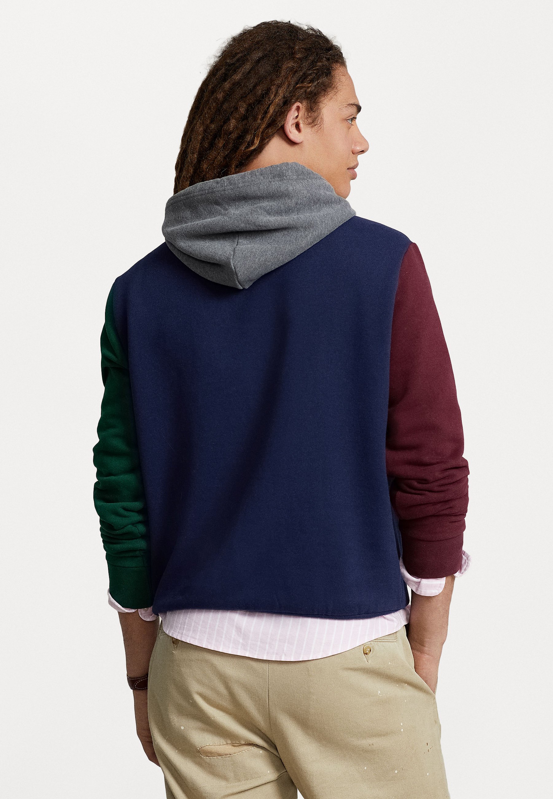Polo Ralph Lauren LONG SLEEVE - Sweatshirt - cruise navy multi/blue