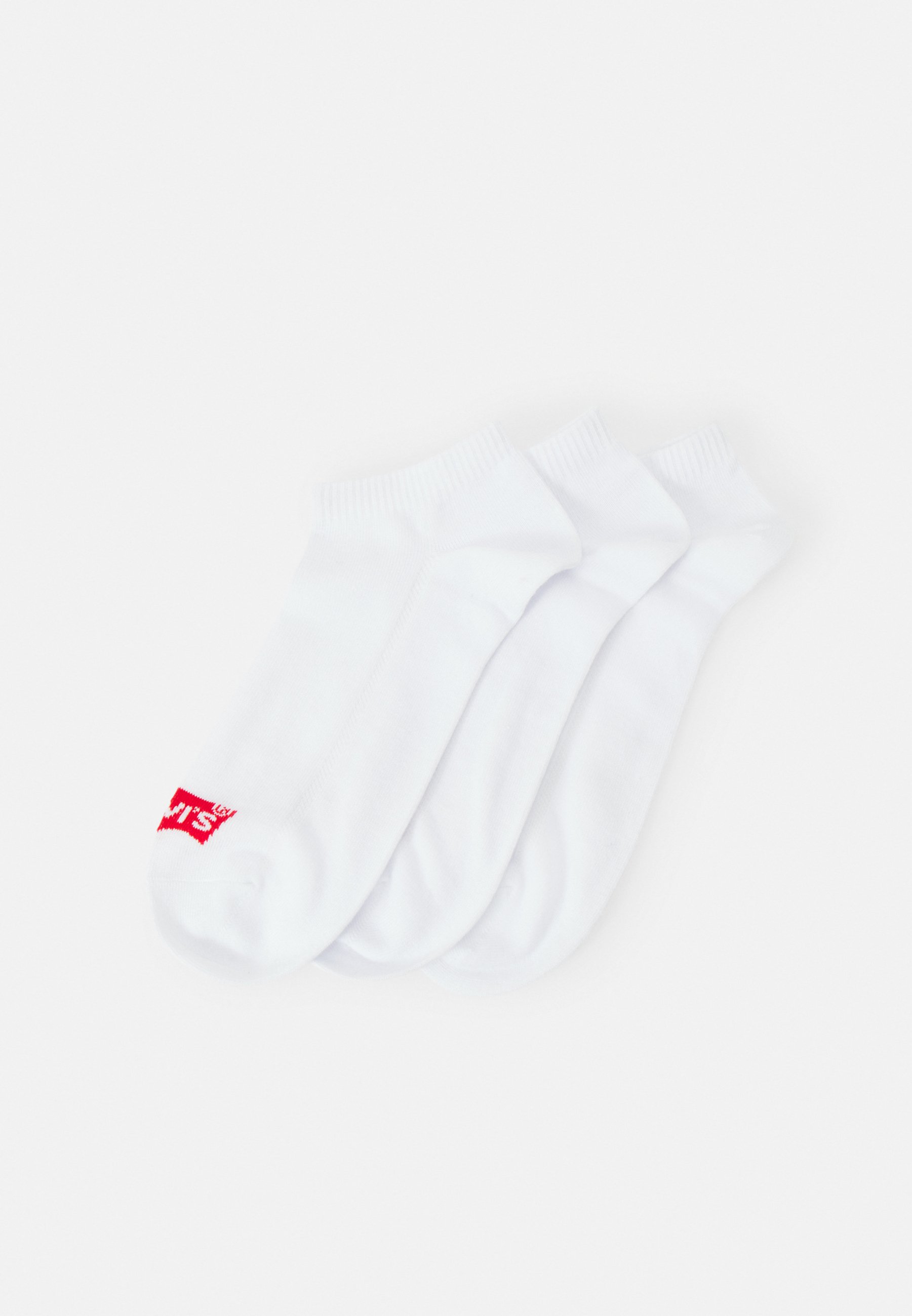 Levi's® LOW CUT BATWING LOGO RECYCLED 3 PACK - Socks - white