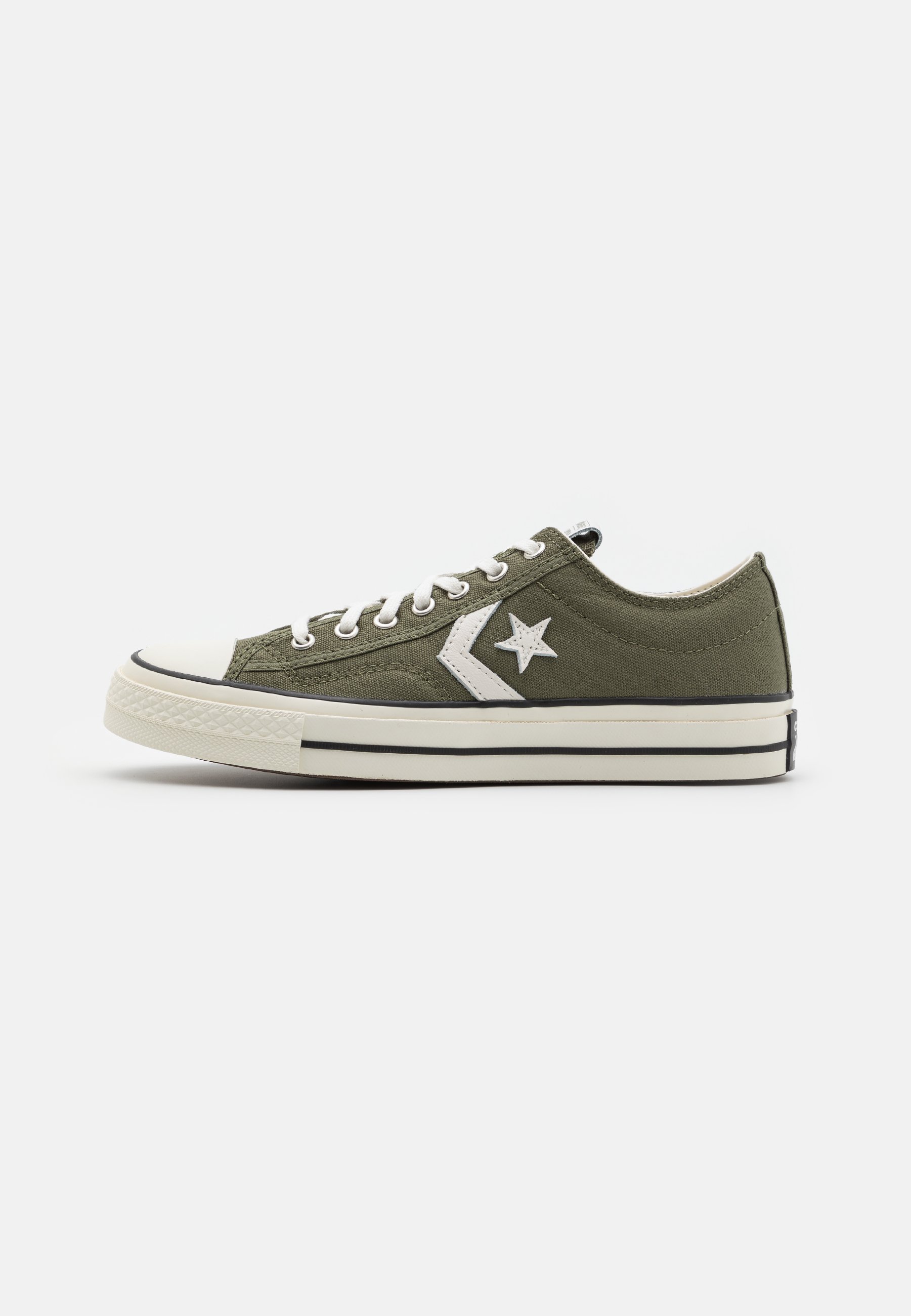 Converse STAR PLAYER 76 UNISEX - Trainers - utility/vintage white/black/dark green