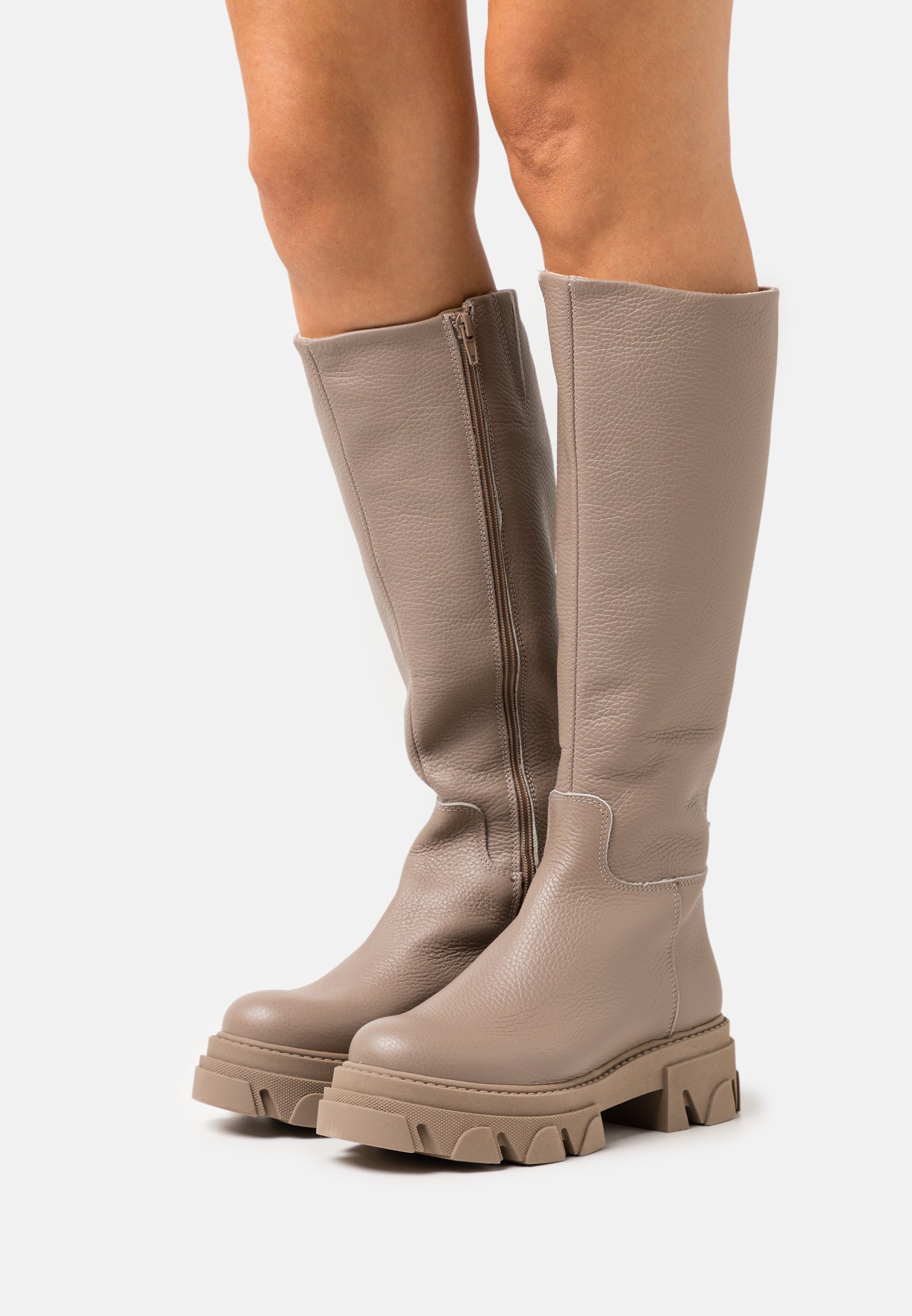 Steve Madden MANA - Platform boots - greige/beige