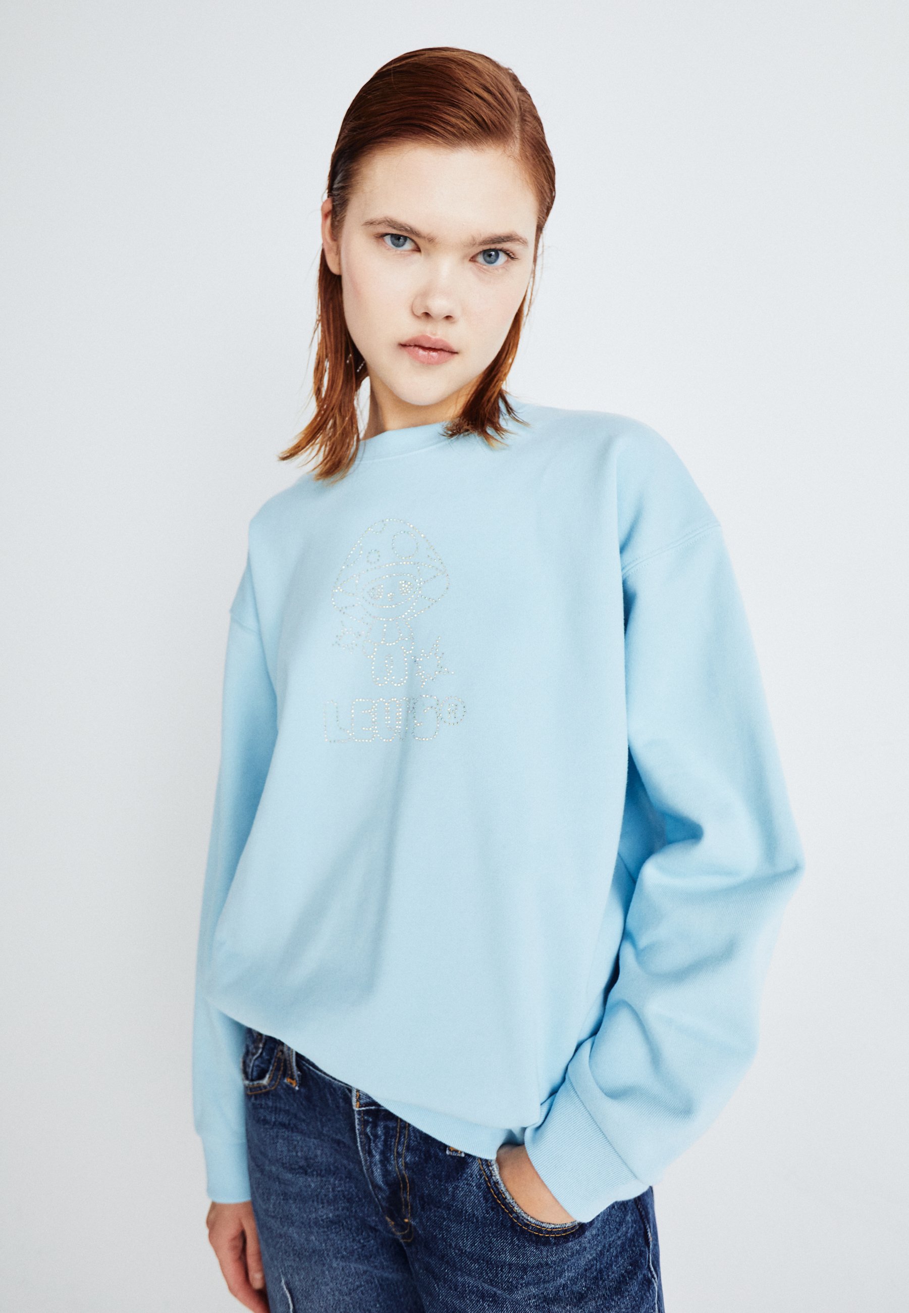 Levi's® GRAPHIC SALINAS CREW - Sweatshirt - blue