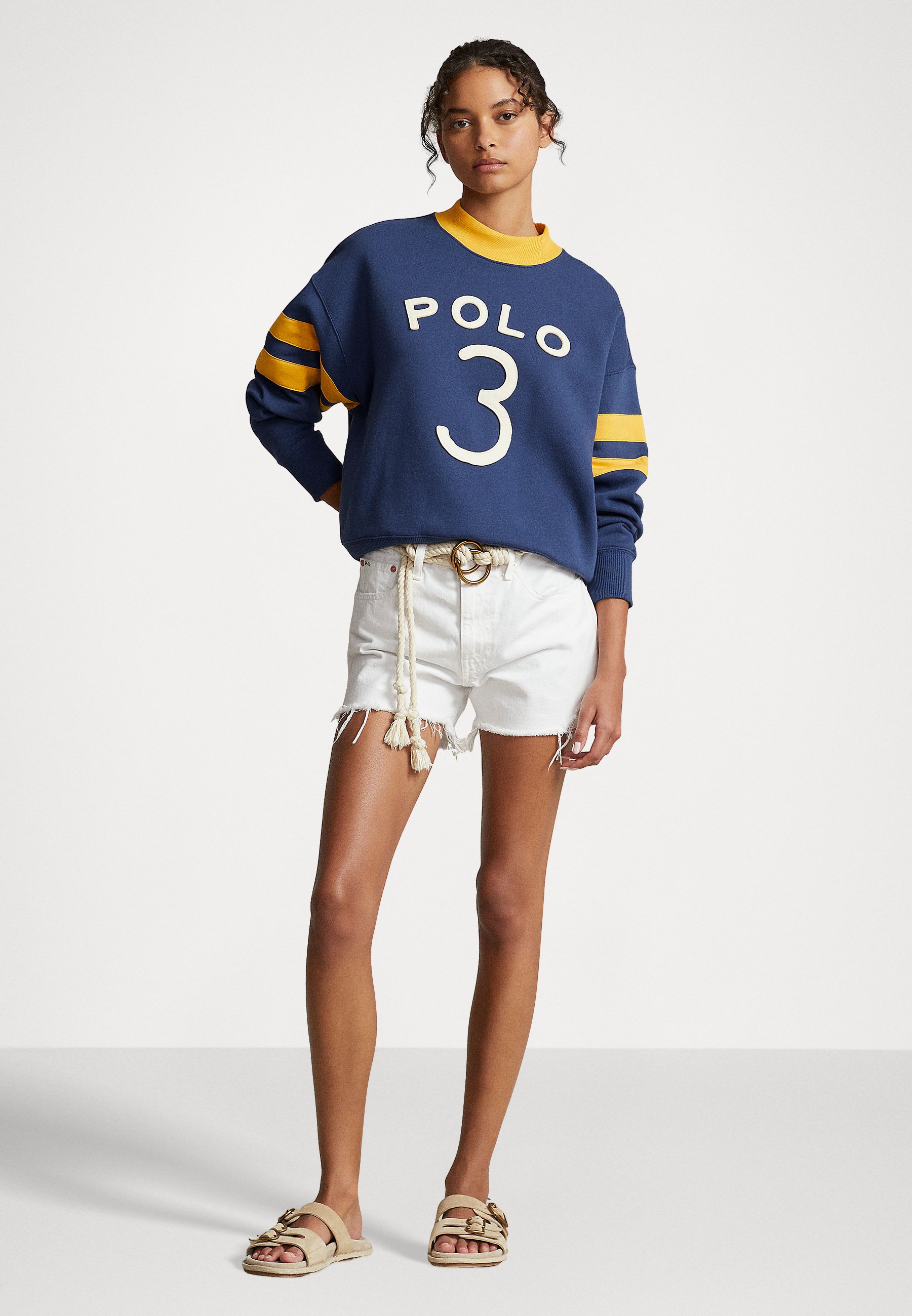 Polo Ralph Lauren LONG SLEEVE - Sweatshirt - rustic navy/blue