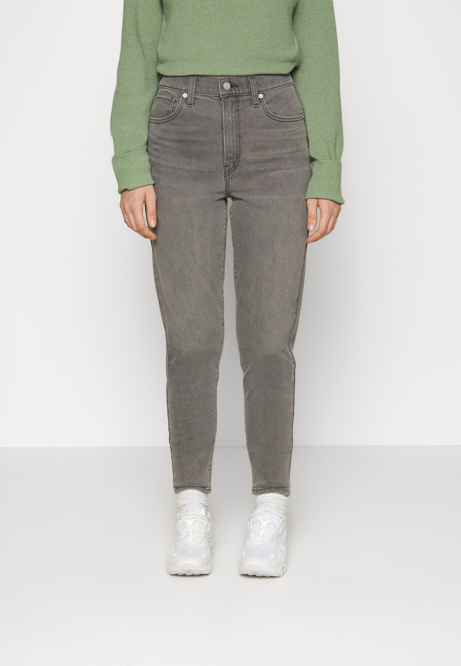 Levi's® HIGH WAISTED MOM - Jeans Tapered Fit - cosmic chatter/grey denim