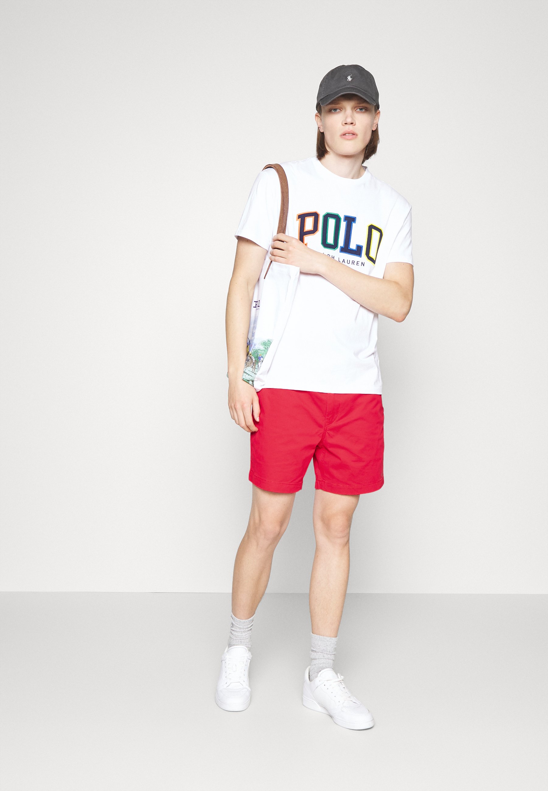 Polo Ralph Lauren PREPSTER STRETCH CHINO SHORT - Shorts - starboard red/red