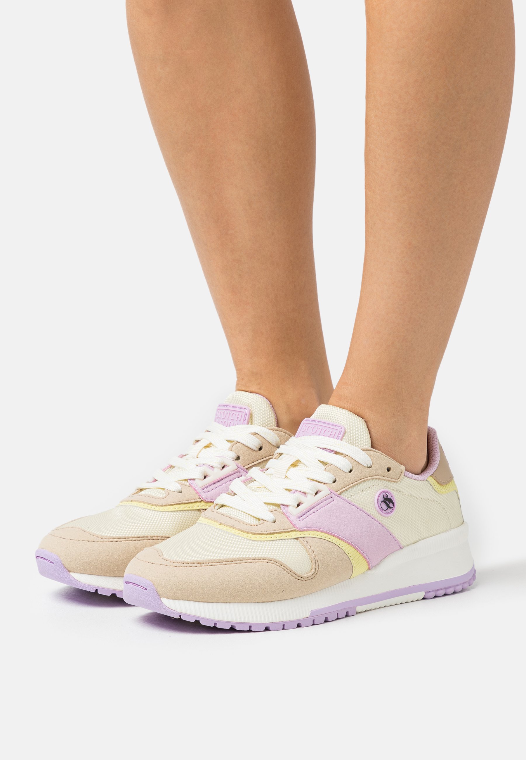 Scotch & Soda VIVI - Trainers - sand/multi-coloured/beige