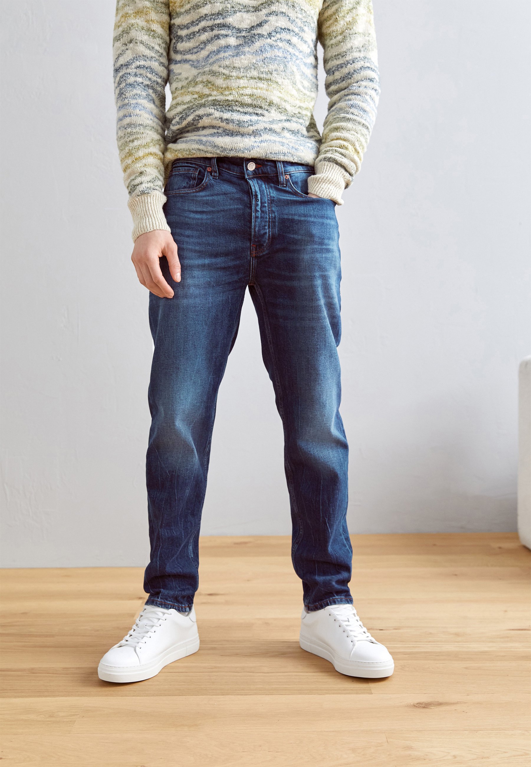Scotch & Soda THE DROP REMIXED - Relaxed fit jeans - dark-blue denim