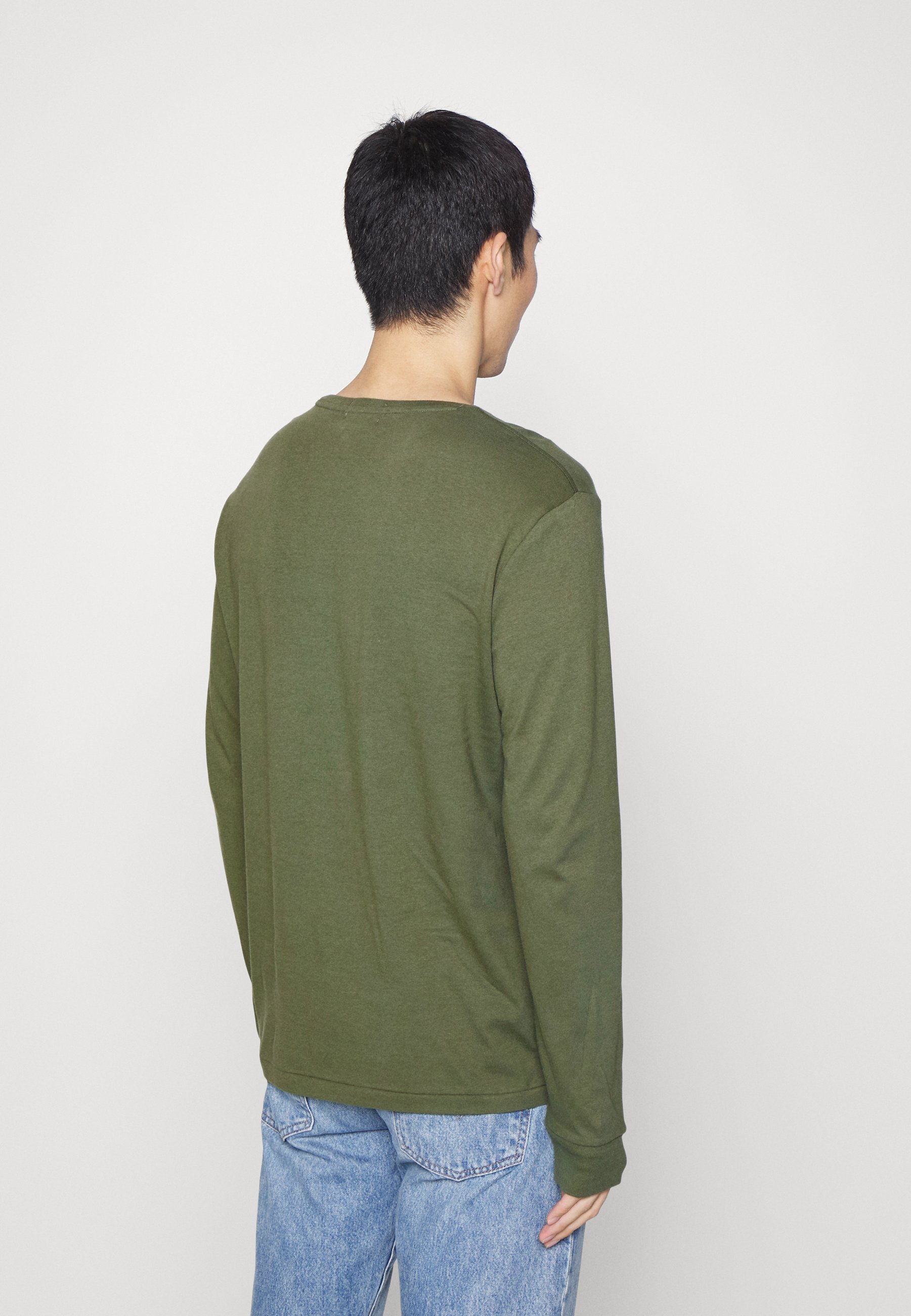 Polo Ralph Lauren CUSTOM-SLIM-FIT T-SHIRT MIT POLO BEAR - Long sleeved top - green
