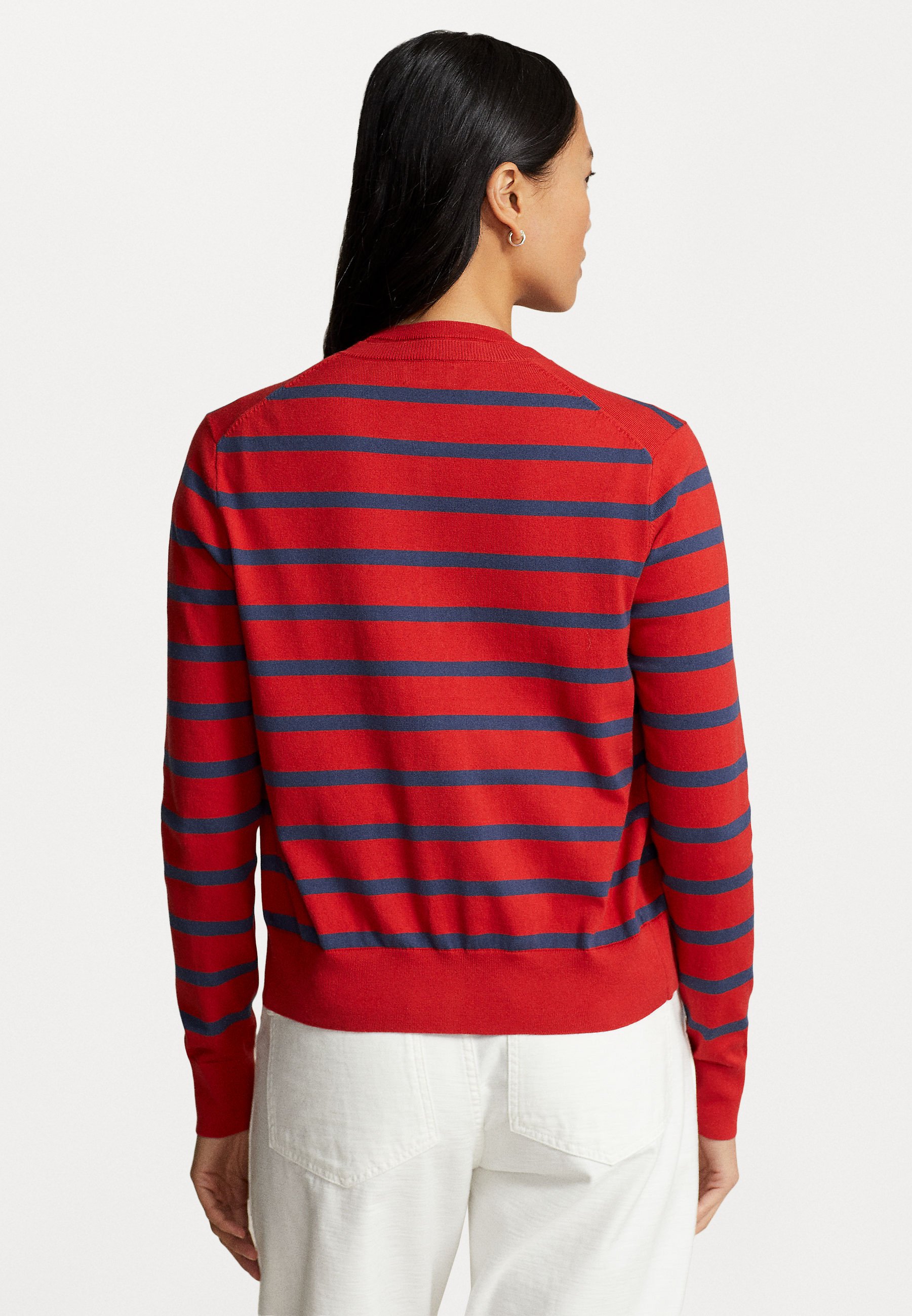 Polo Ralph Lauren CARDI - Cardigan - faded red/navy/dark red