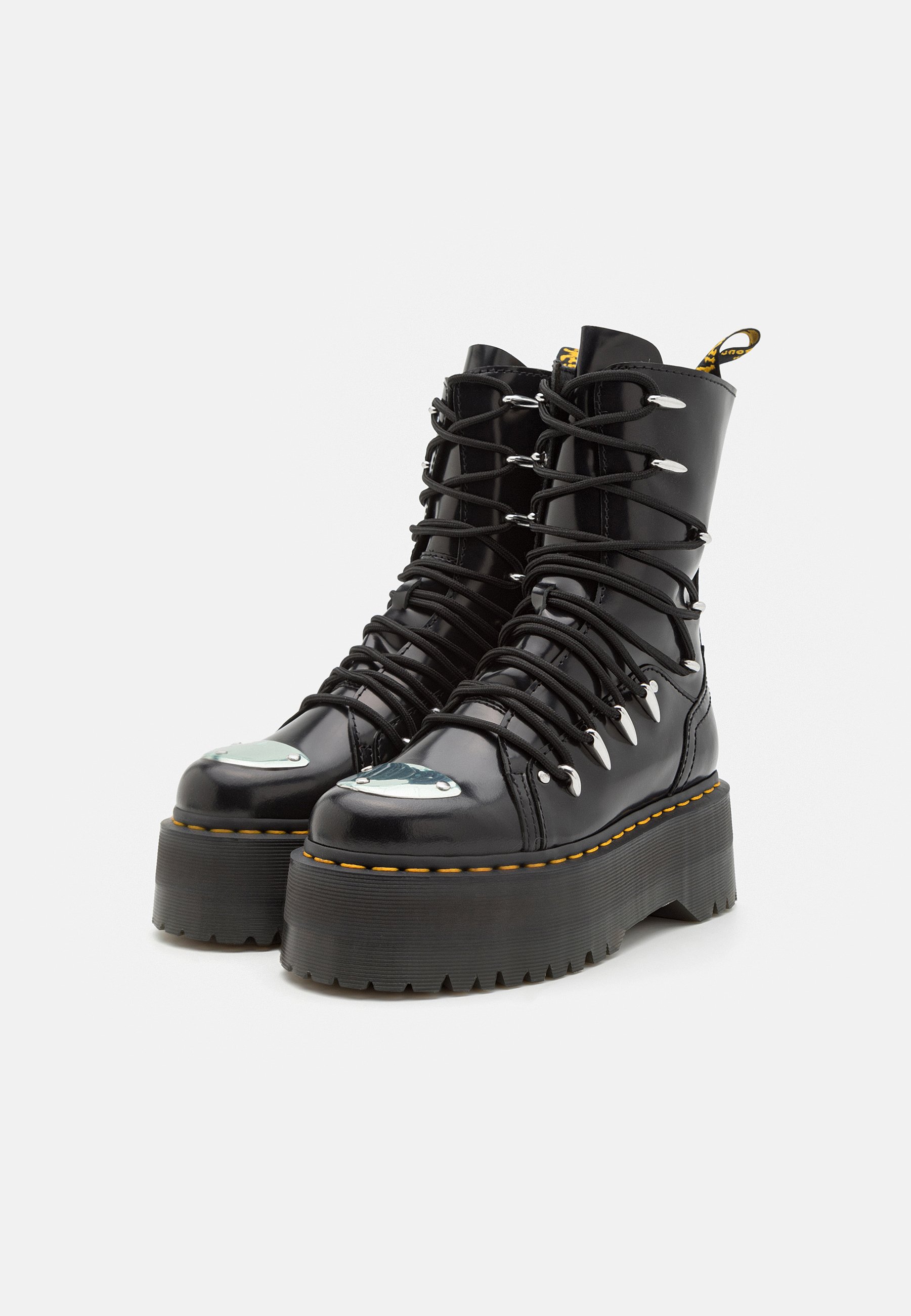 Dr. Martens JADON HI MAX - Lace-up ankle boots - black buttero/black