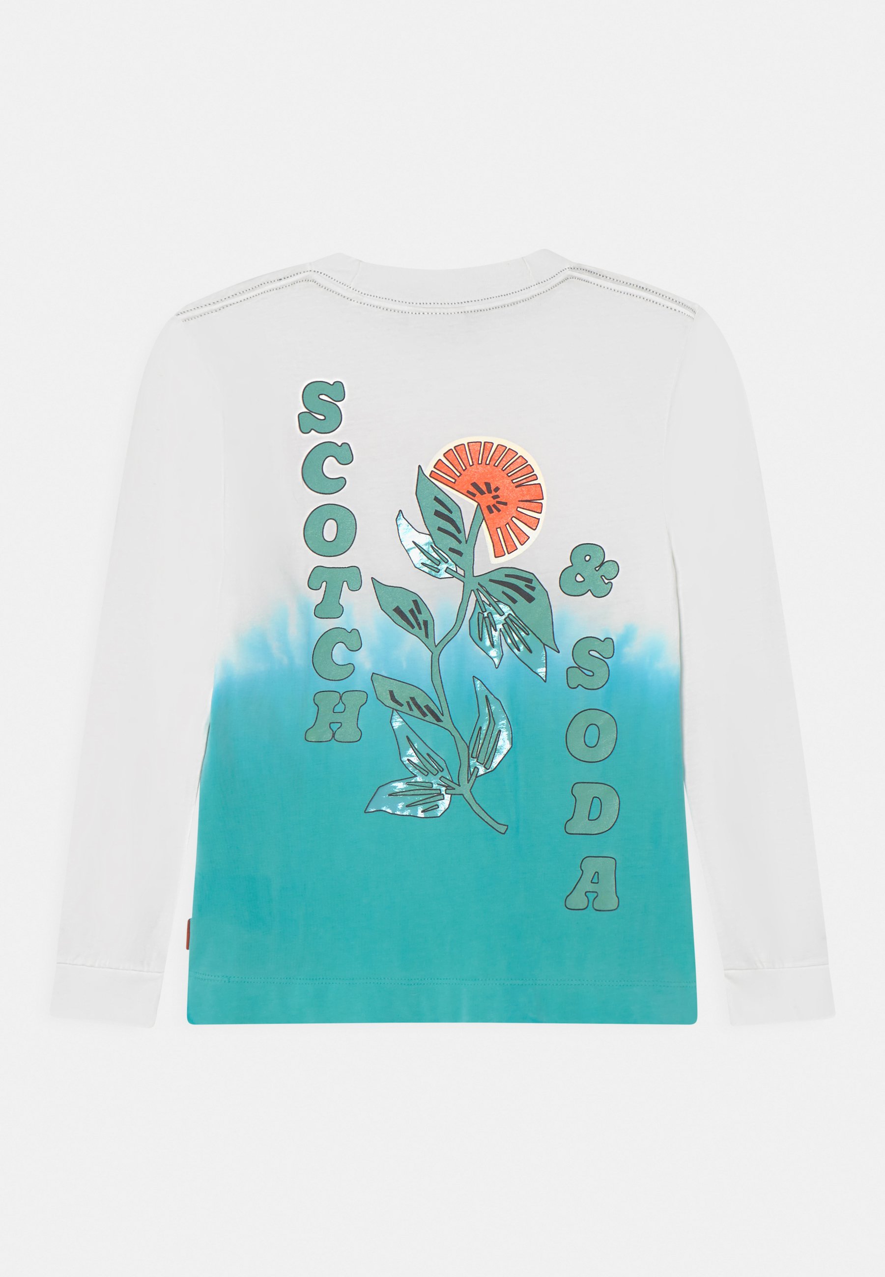 Scotch & Soda RELAXED-FIT LONG-SLEEVED ARTWORK - Long sleeved top - off white/off-white