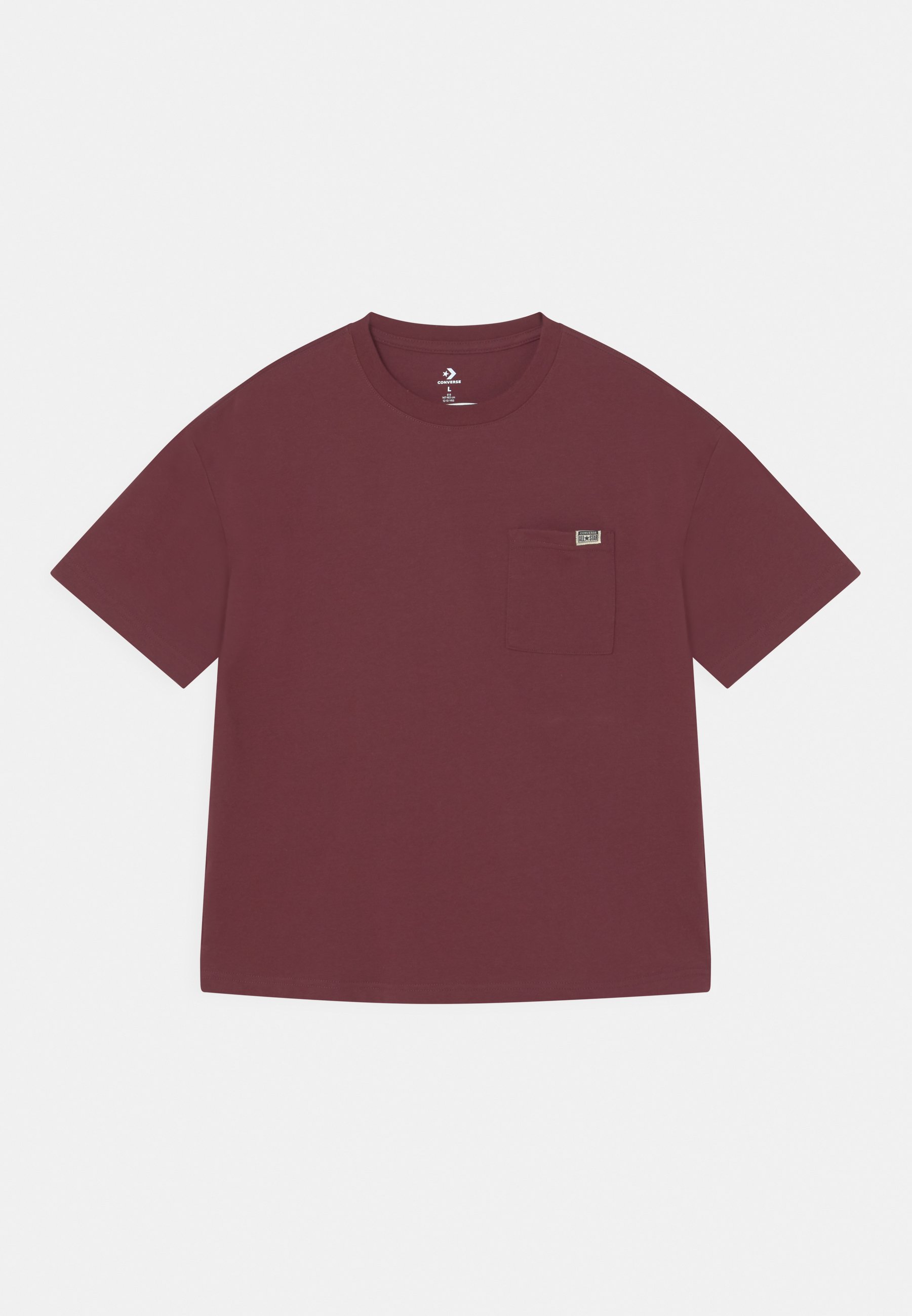 Converse HELIER UNISEX - Basic T-shirt - deep bordeaux/bordeaux