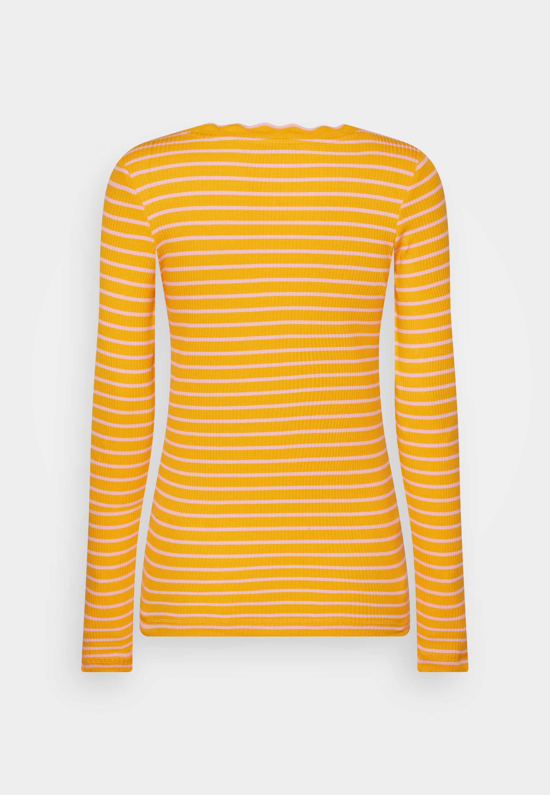 Esprit STRIPE - Long sleeved top - orange/orange
