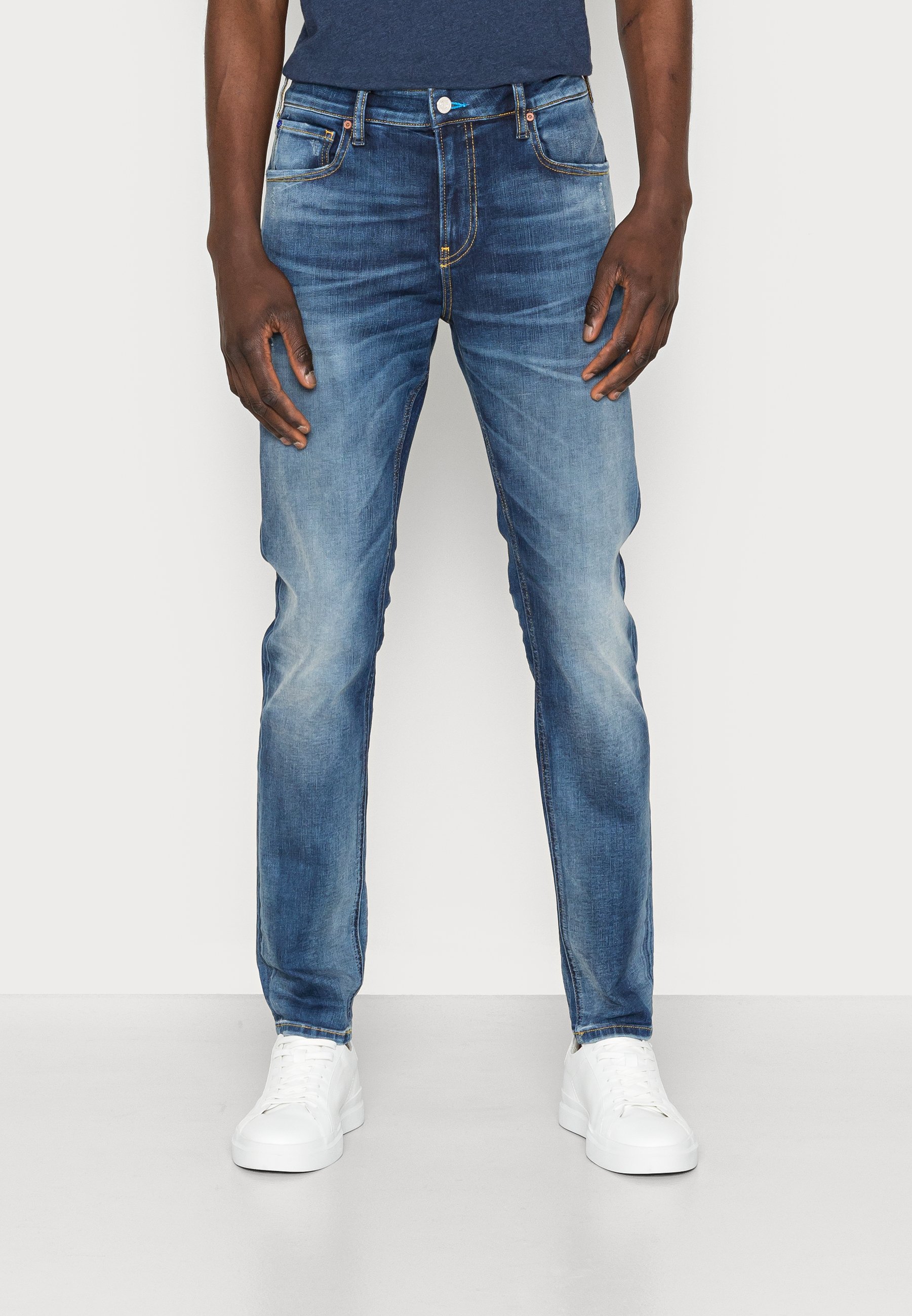 Scotch & Soda SEASONAL ESSENTIALS SKIM SKINNY - Jeans Skinny Fit - cloud of smoke/blue denim