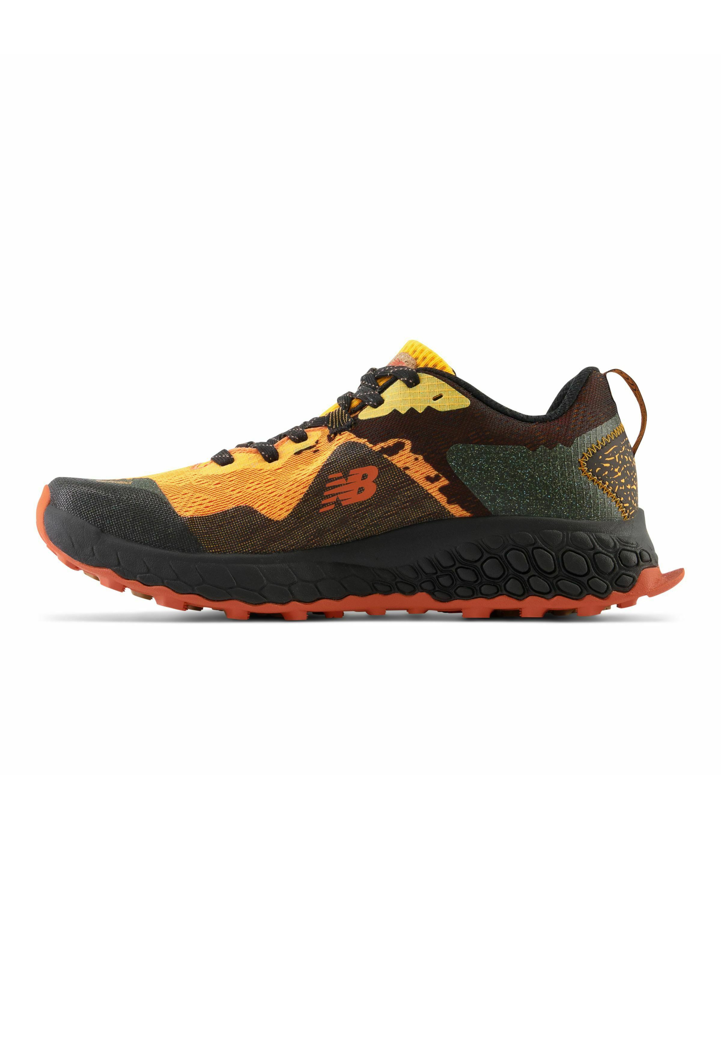 NB FRESH FOAM X HIERRO V7 - Trail running shoes - hot marigold black/black
