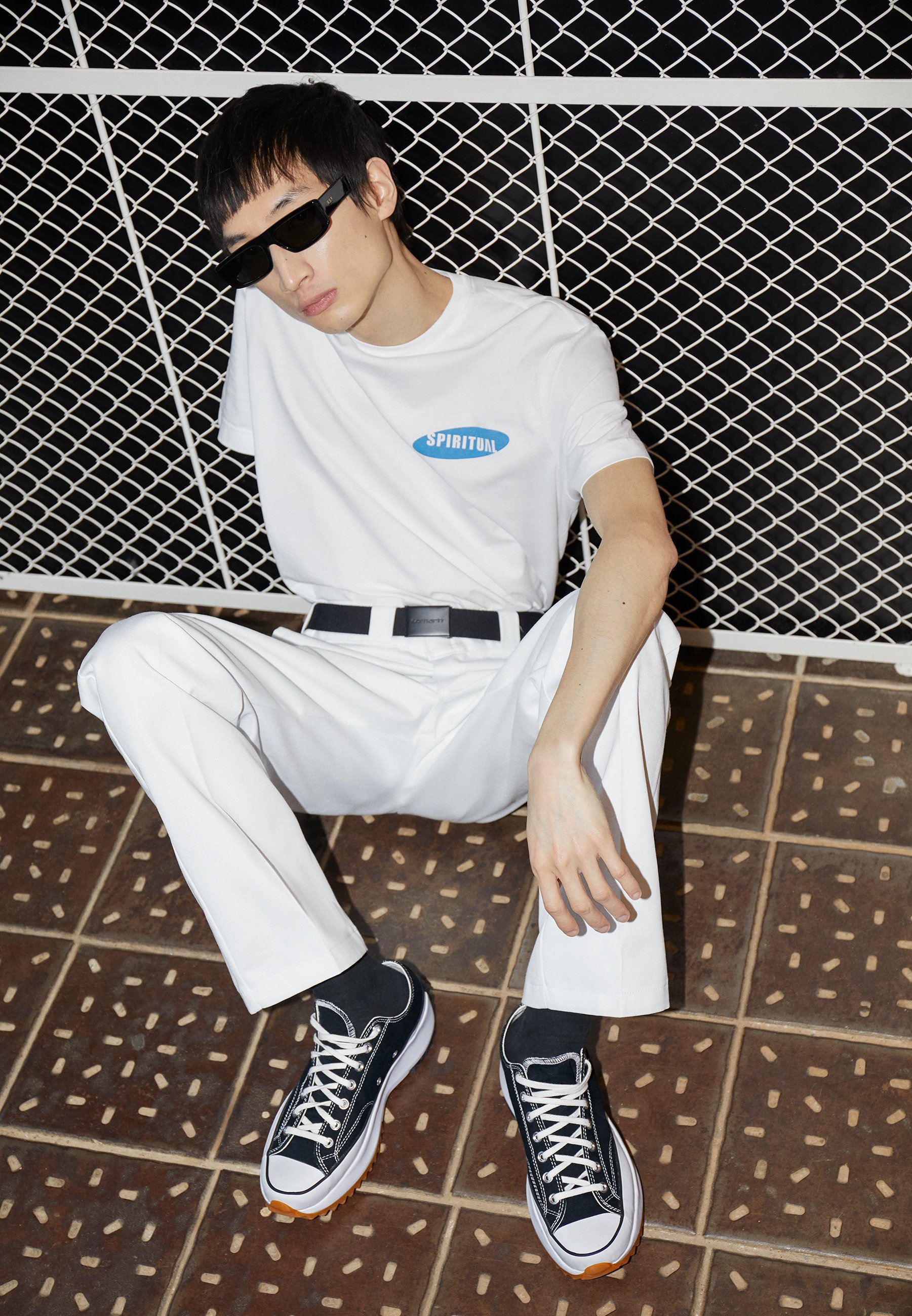 Converse RUN STAR HIKE UNISEX - Trainers - black/white/black