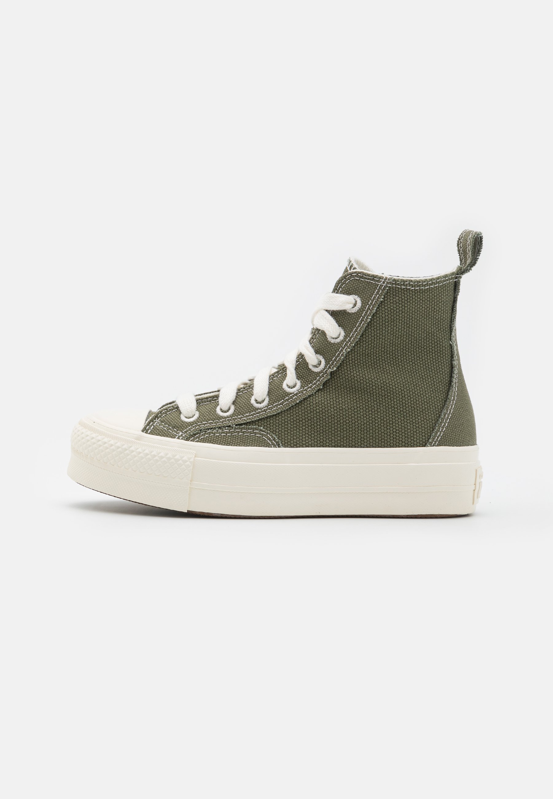 Converse CHUCK TAYLOR ALL STAR LIFT - High-top trainers - utility/egret/green