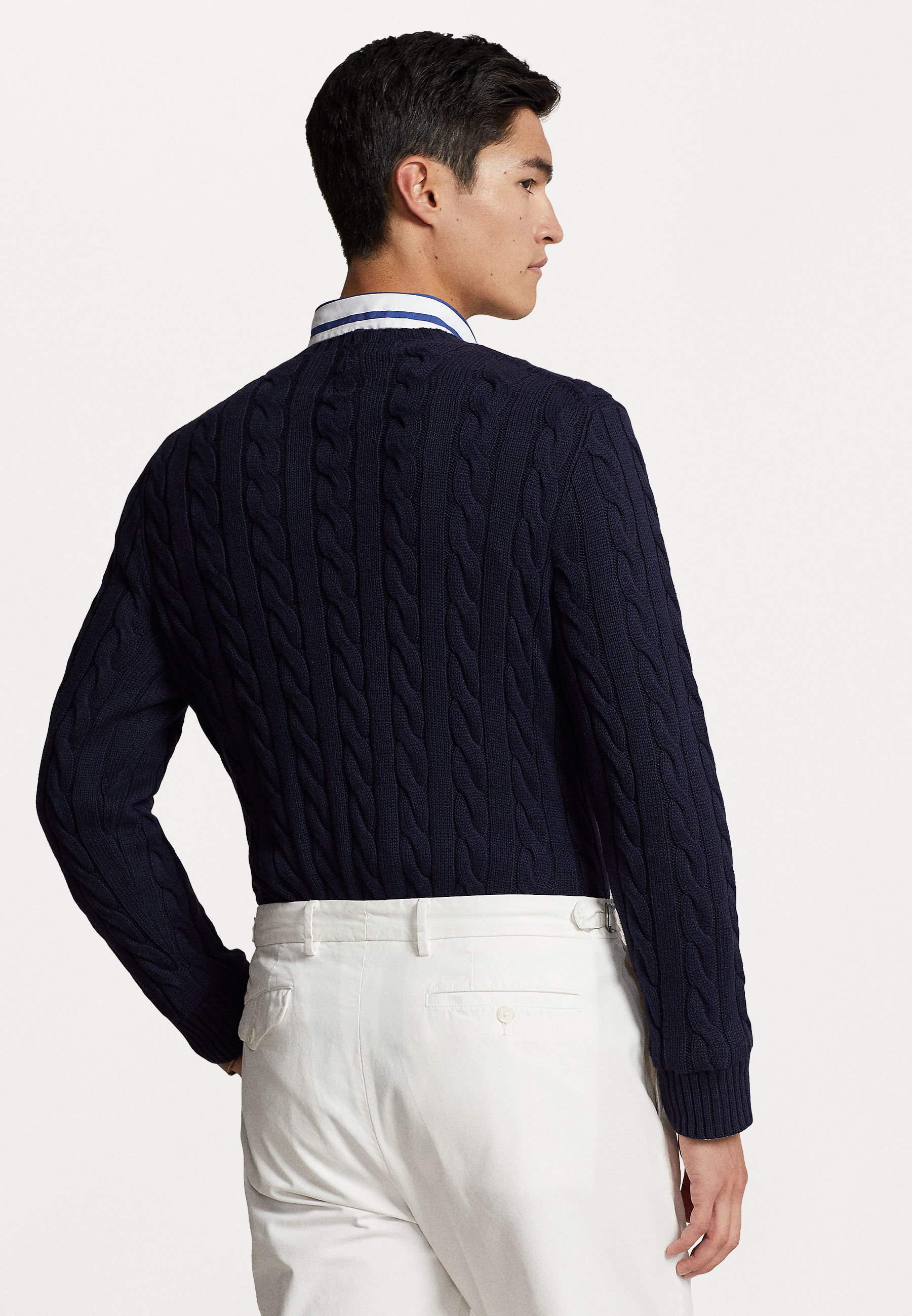 Polo Ralph Lauren DRIVER LONG SLEEVE - Jumper - hunter navy/dark blue