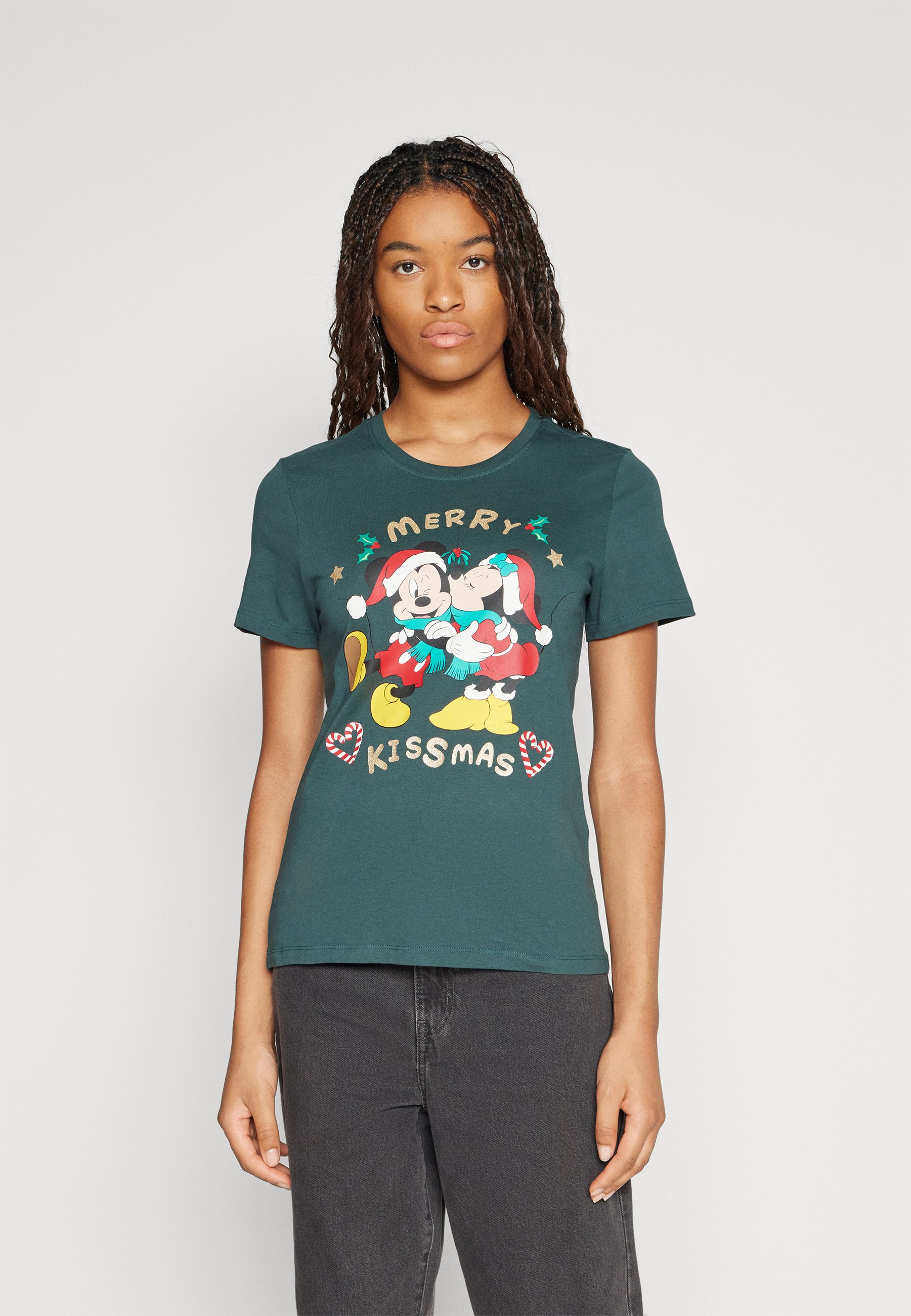 ONLY ONLJULES XMAS BOX - Print T-shirt - green gables/green
