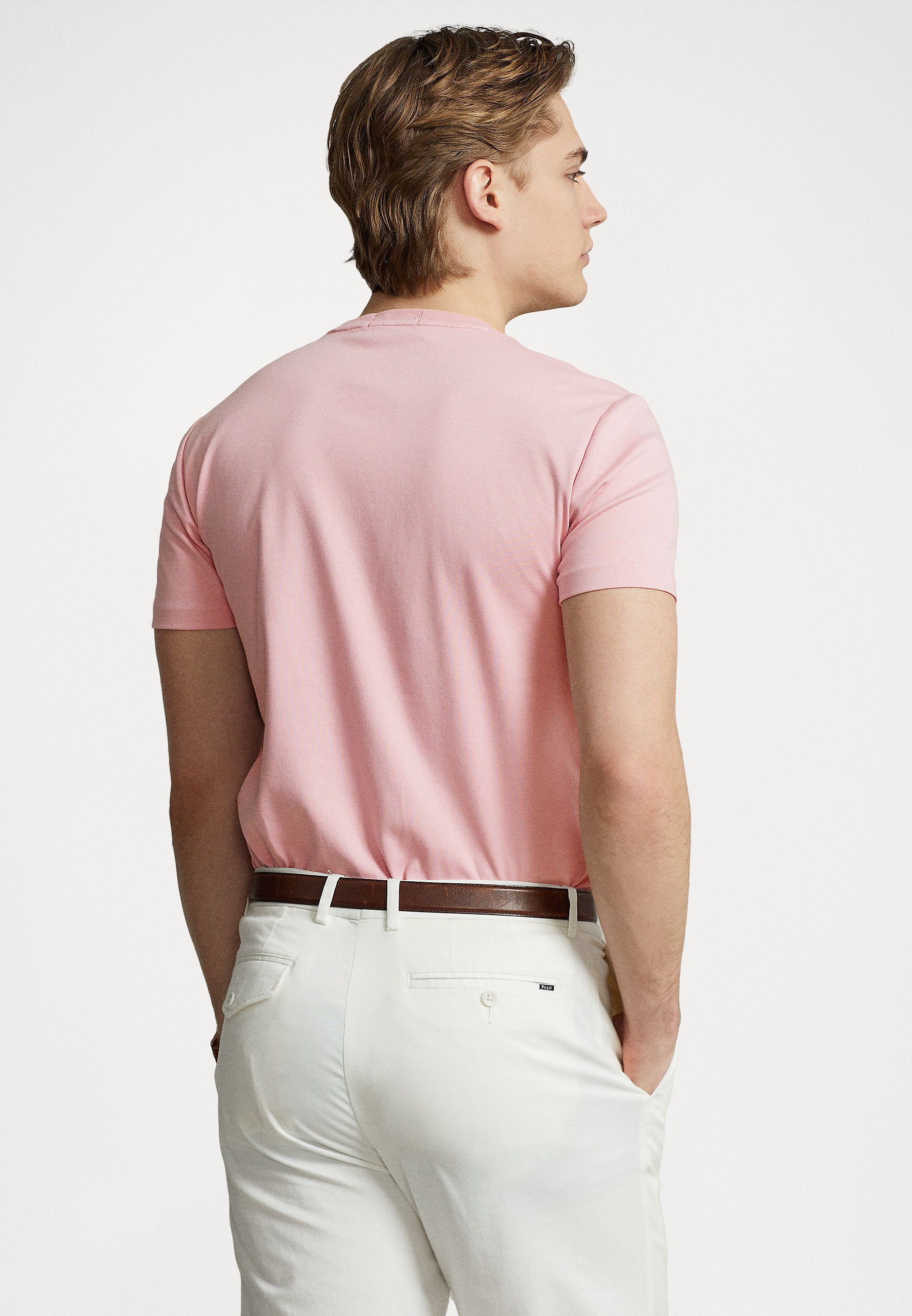 Polo Ralph Lauren SHORT SLEEVE - Basic T-shirt - chino pink/pink