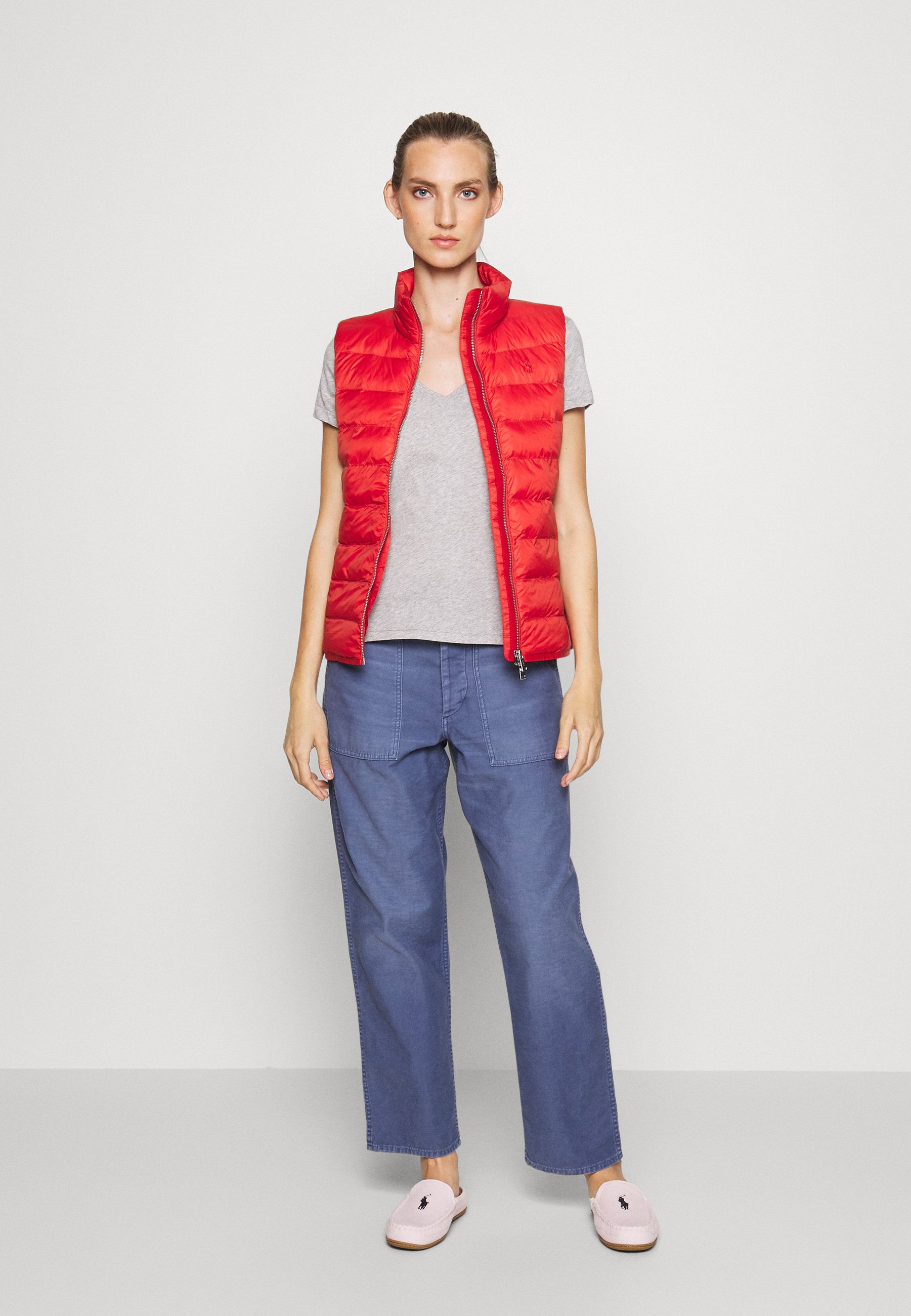 Polo Ralph Lauren INSULATED VEST - Waistcoat - sportsman orange/red