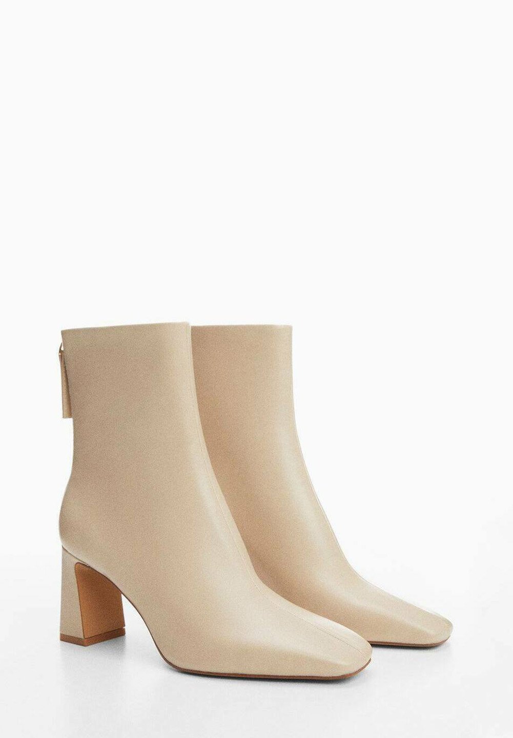 Mango LIMO - Classic ankle boots - open beige/beige