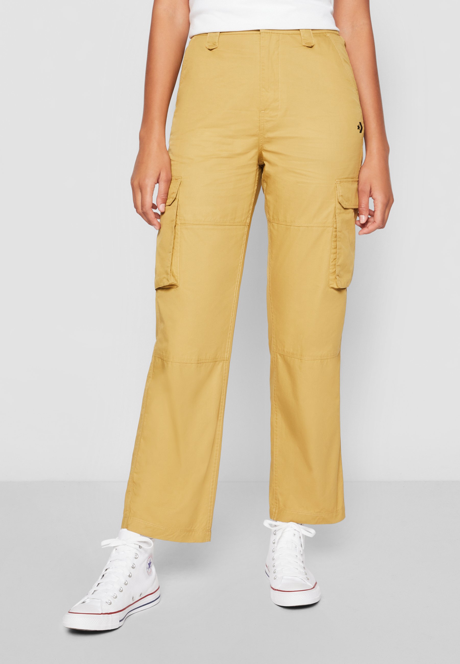 Converse RELAXED PANT - Cargo trousers - dunescape/sand