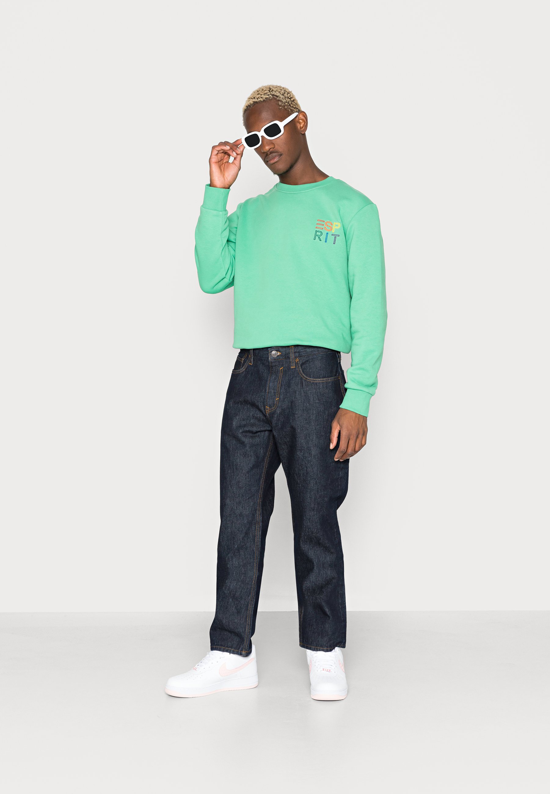 Esprit Straight leg jeans - blue/dark-blue denim