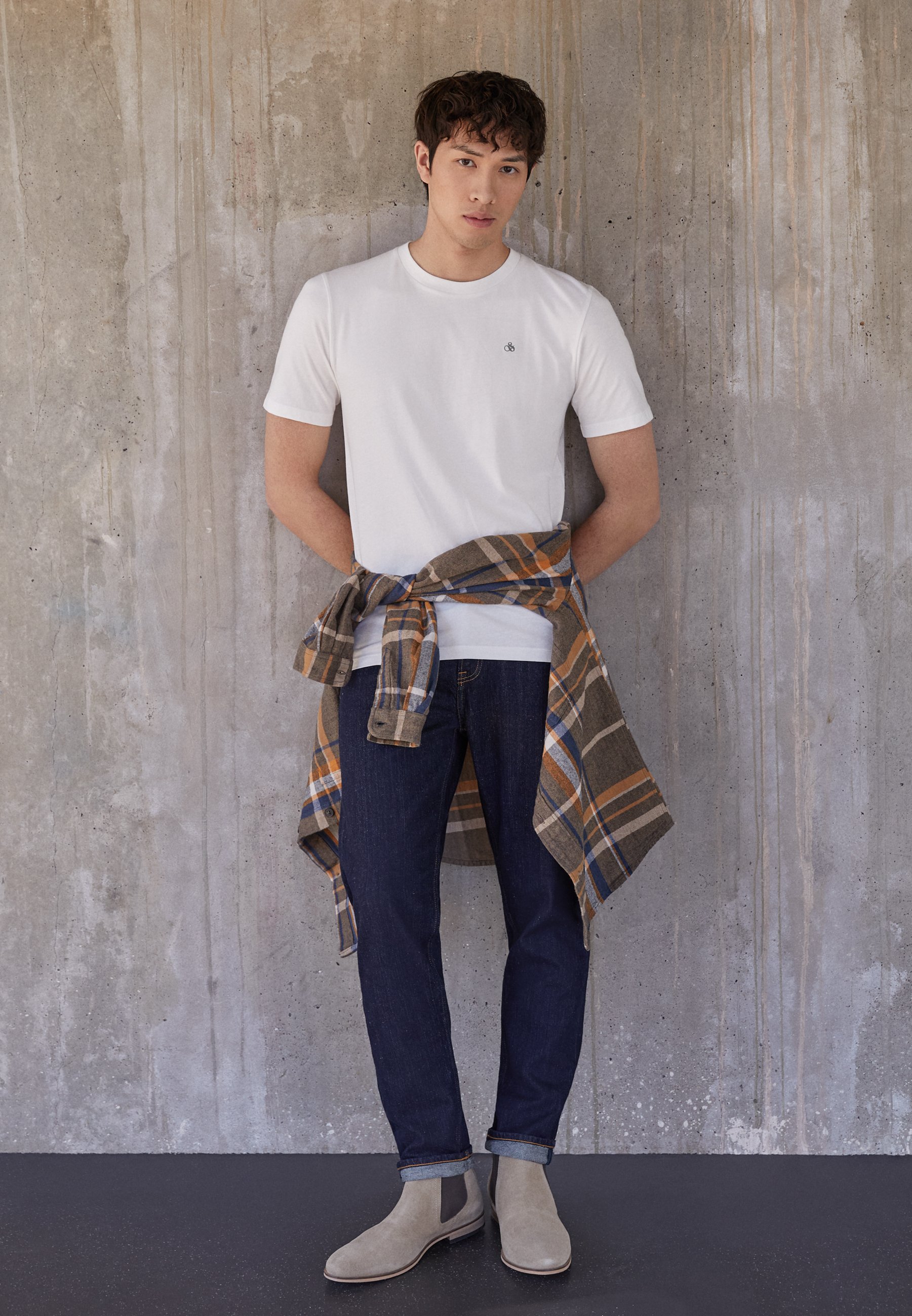 Scotch & Soda CREWNECK - Basic T-shirt - white