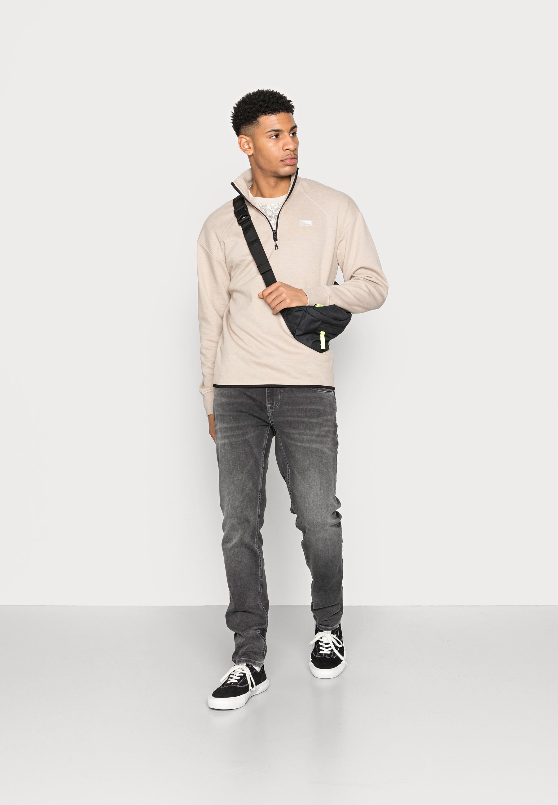 Jack &Jones JCOAIR  - Sweatshirt - oxford tan melange/beige
