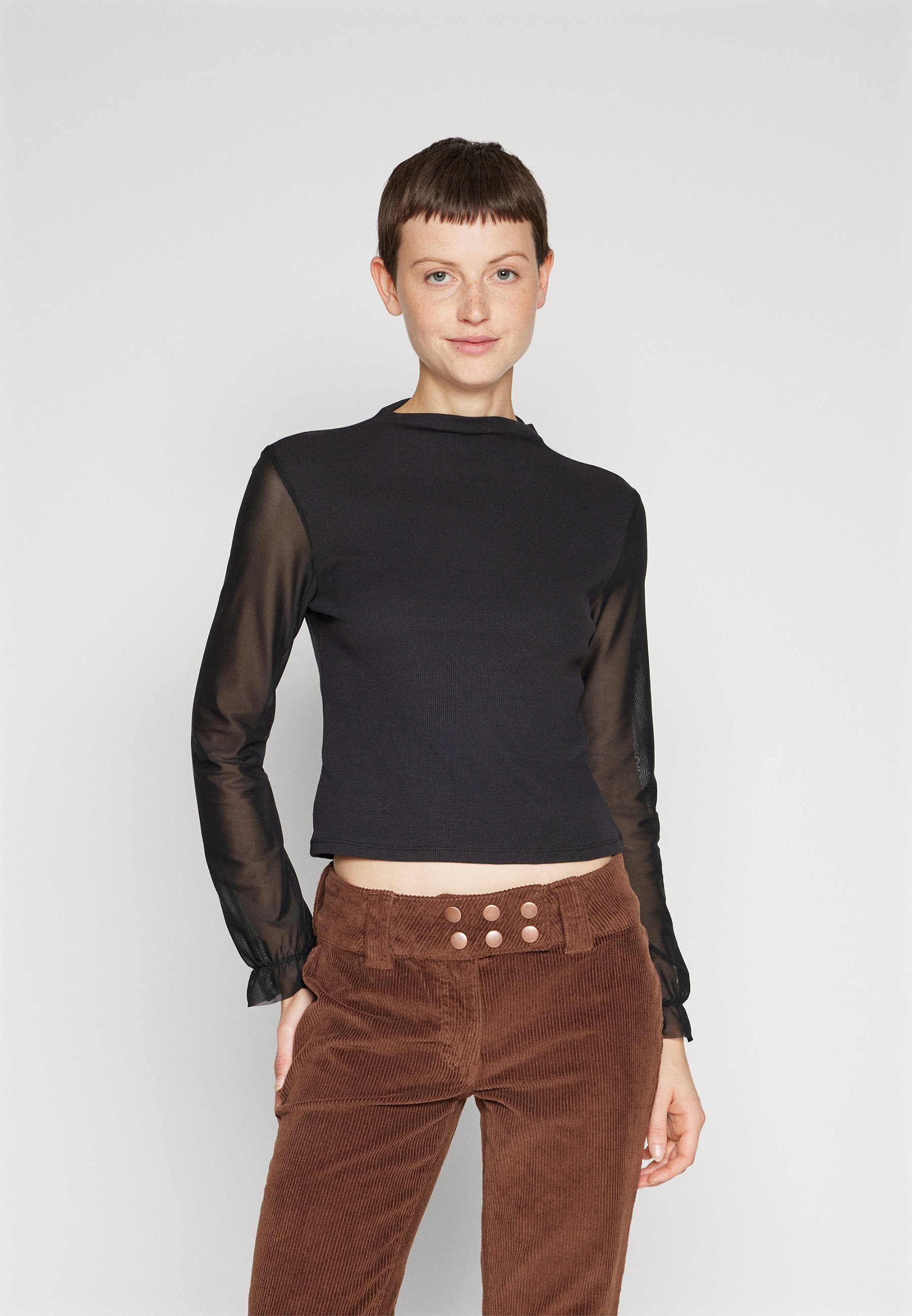 ONLY ONLVEGA - Long sleeved top - black