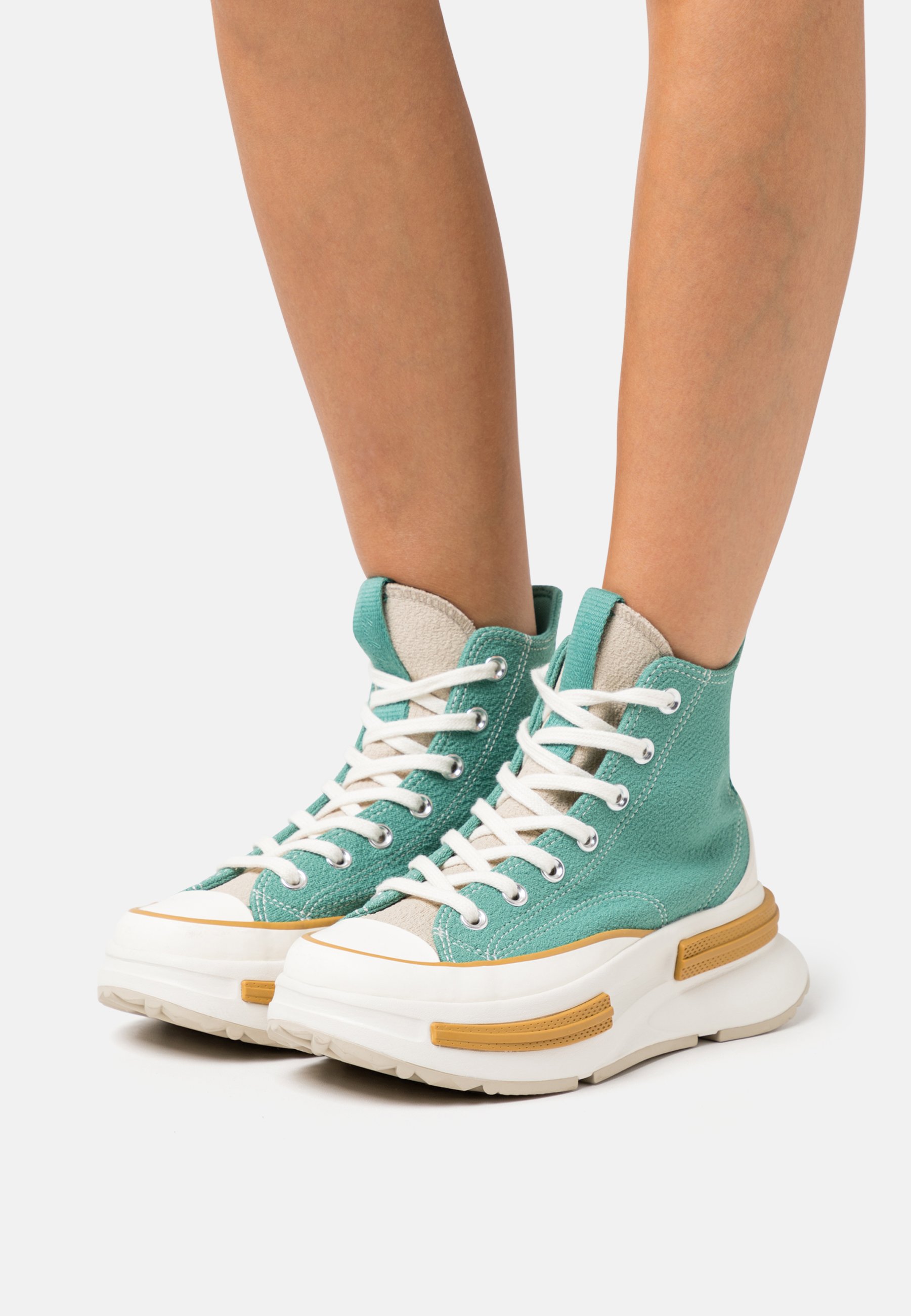 Converse RUN STAR LEGACY CX WORKWEAR TEXTILES - High-top trainers - algae coast/beach stone/egret/teal