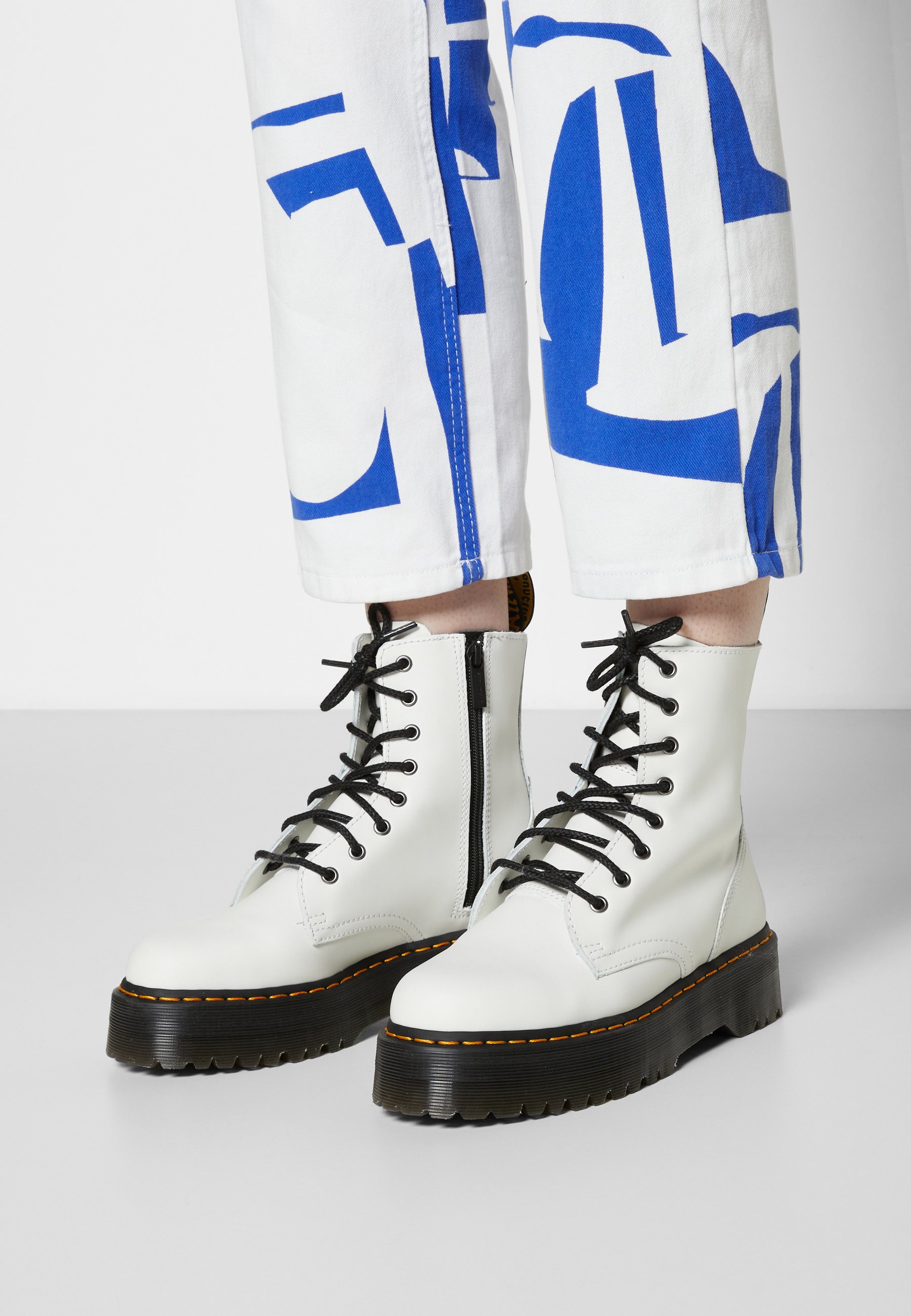 Dr. Martens JADON - Lace-up ankle boots - white
