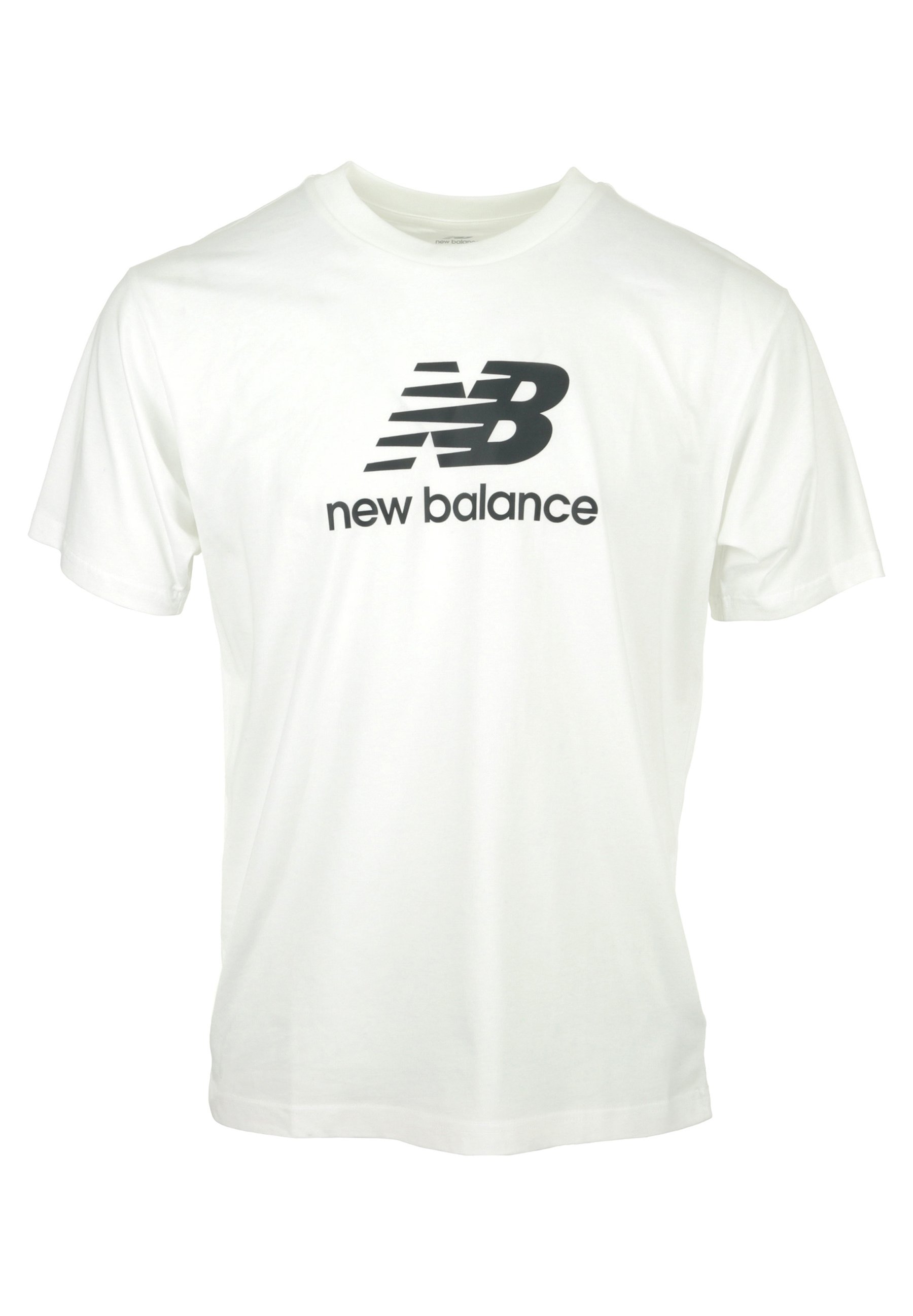 NB ESSENTIALS LOGO - Print T-shirt - white/white