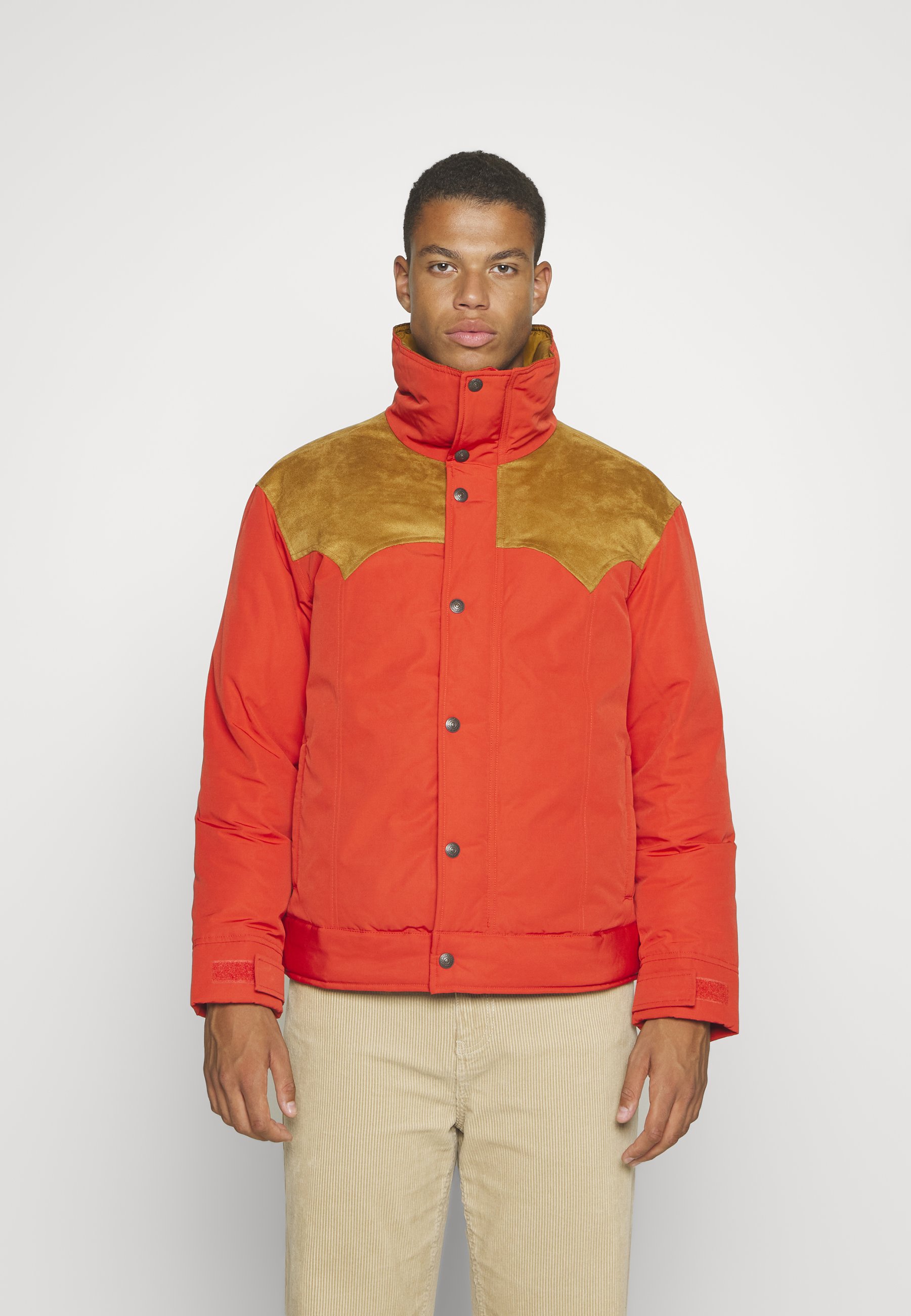 Levi's® WEBSTER WESTERN PUFFER - Down jacket - valiant poppy/red