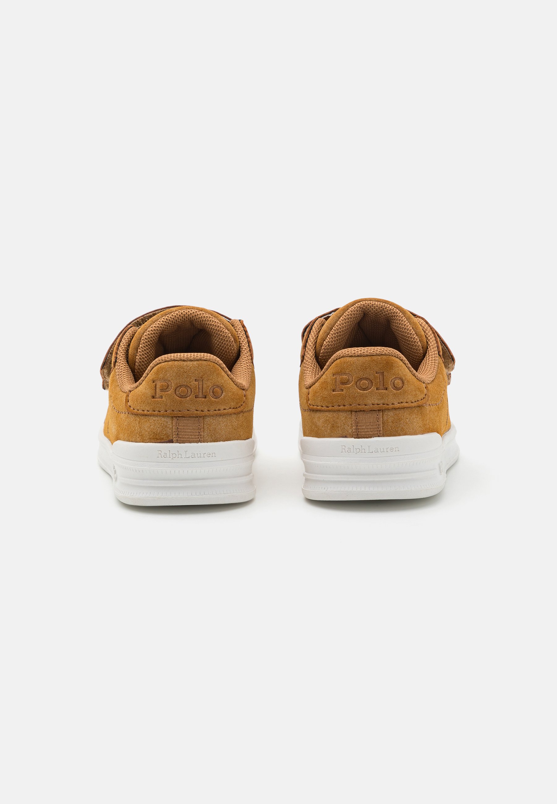 Polo Ralph Lauren HERITAGE COURT II UNISEX - Trainers - tan/navy/tan