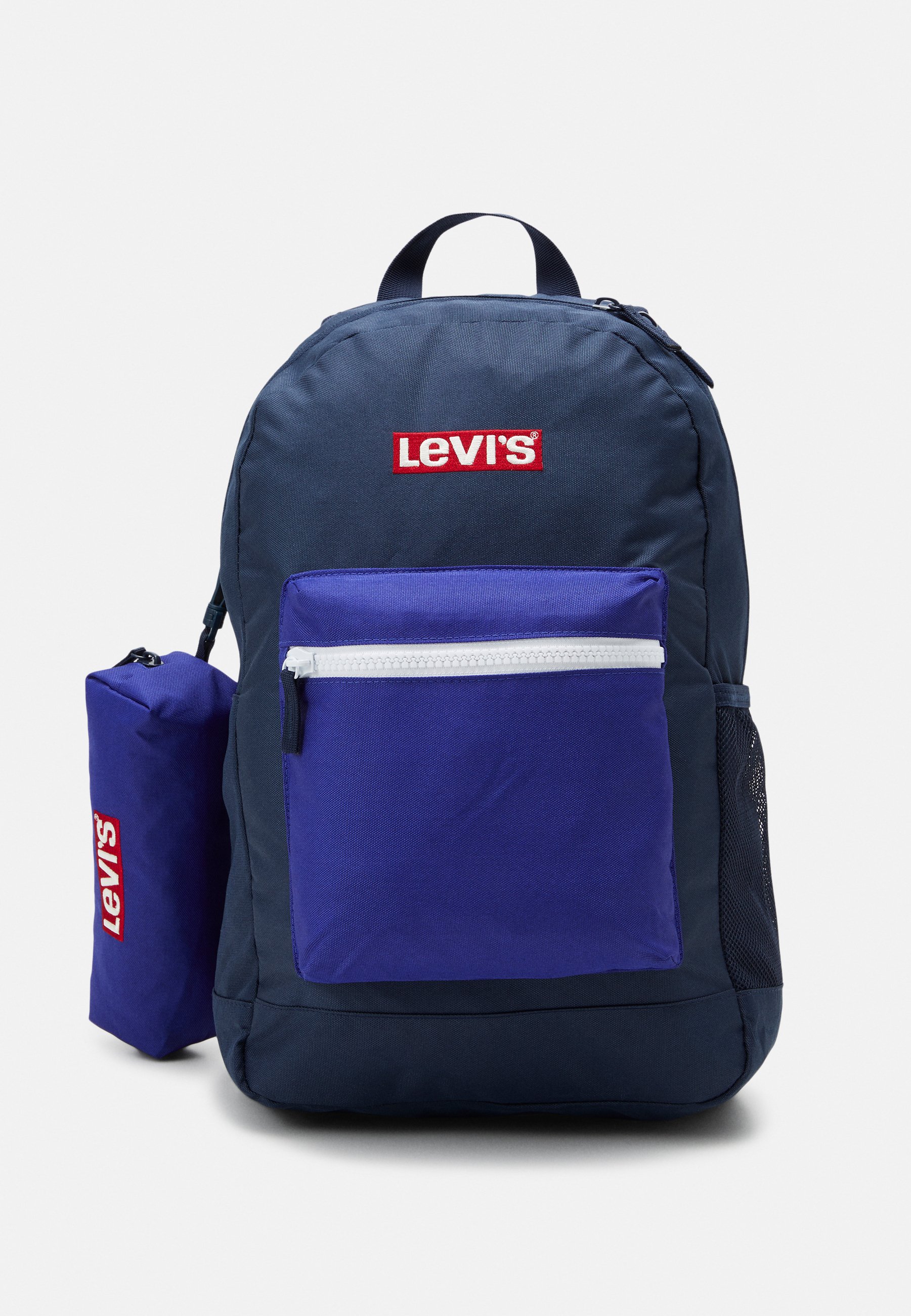 Levi's® BOX LOGO BACKPACK PENCIL UNISEX - School bag - dress blues/dark blue